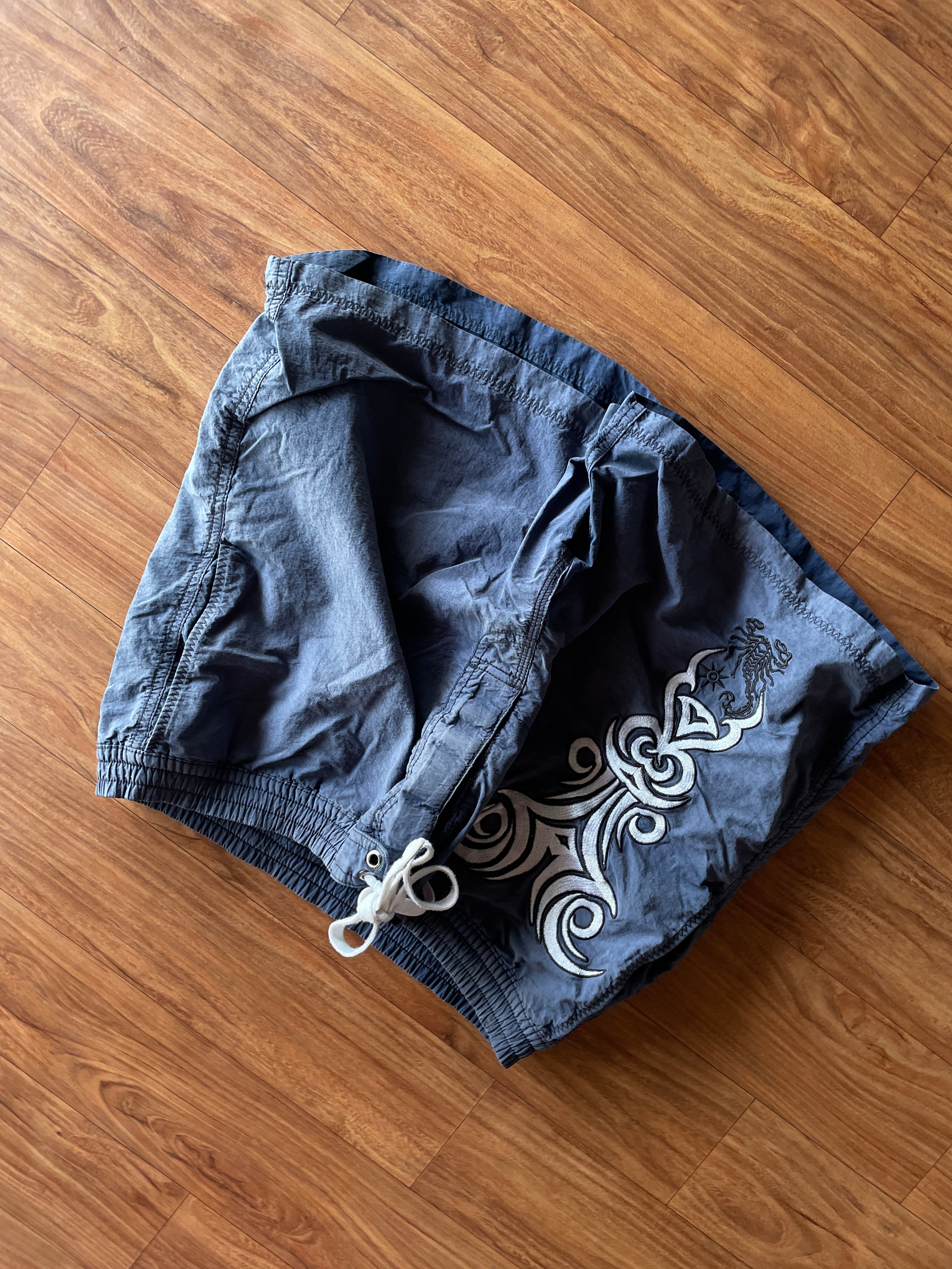 short embroidered Jort(W30-32 l15)
