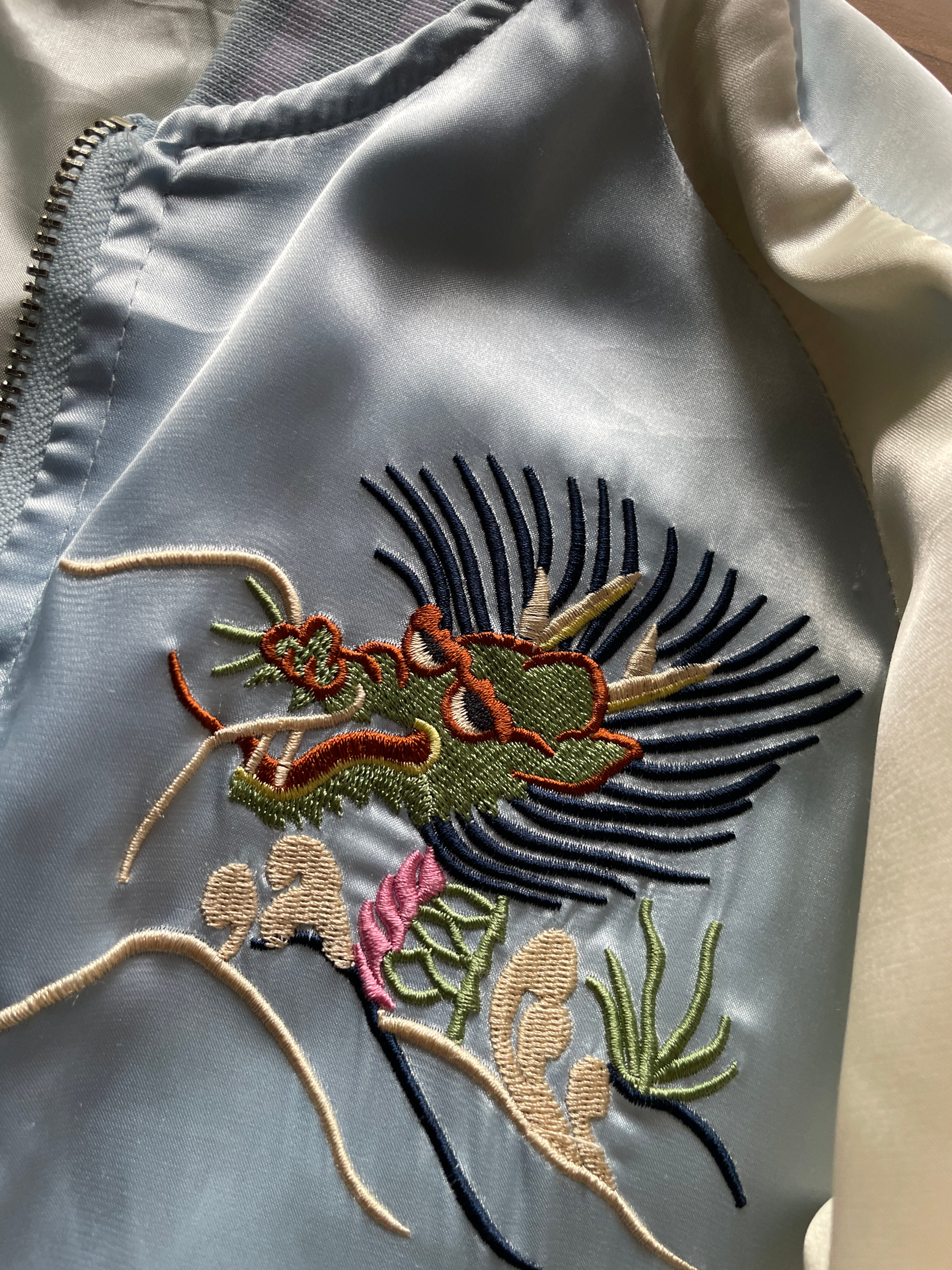 Suikajan embroidered bomber jacket.
