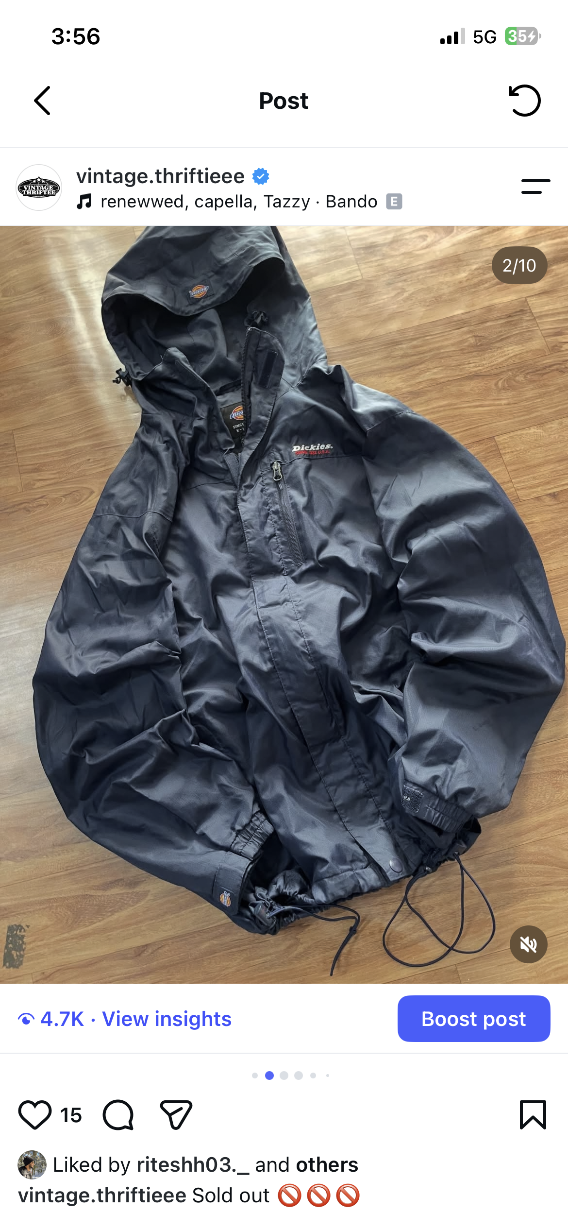 Dickies trekking jacket