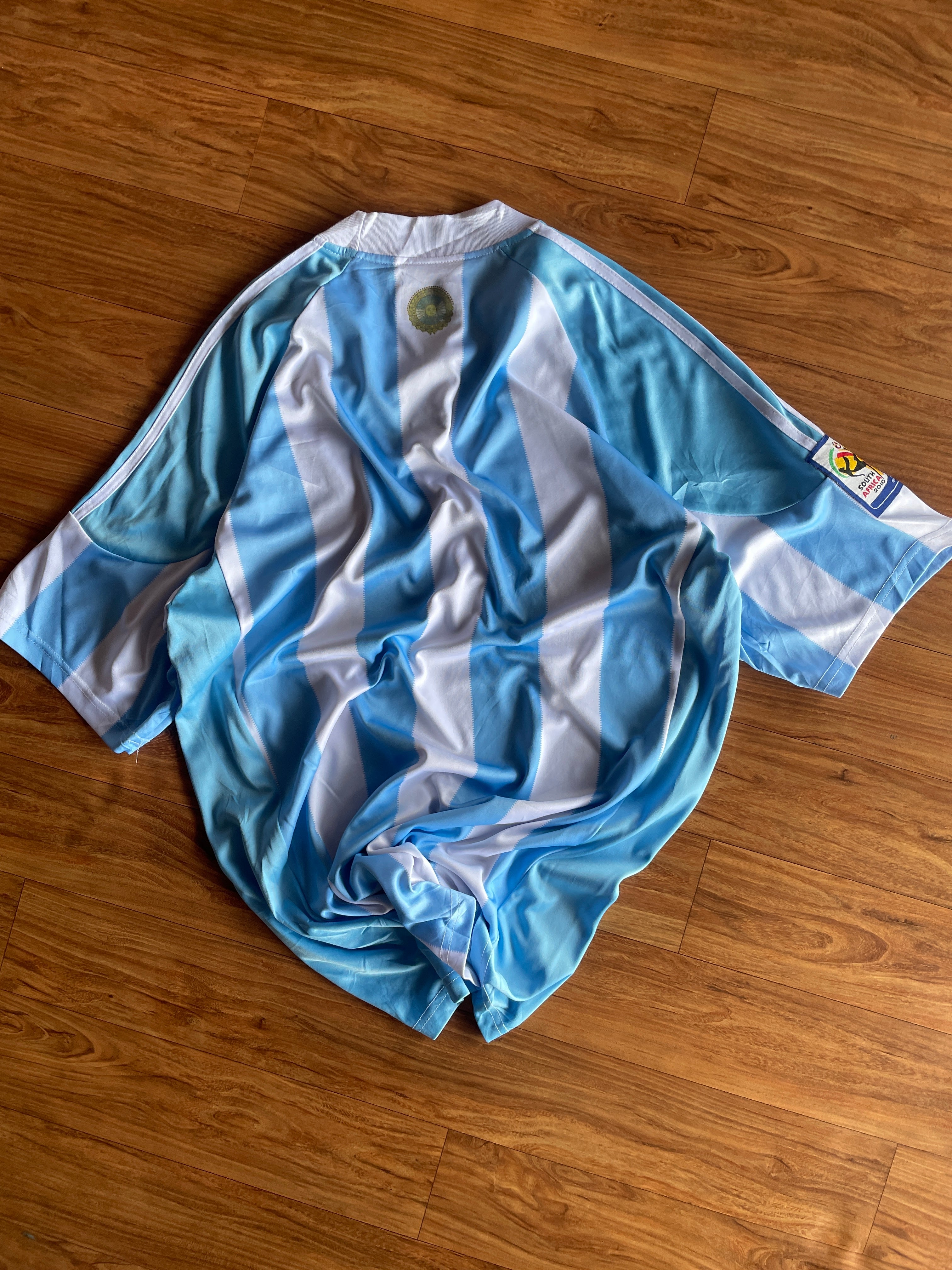 Argentina 2010 South Africa fifa World Cup jersey -XL