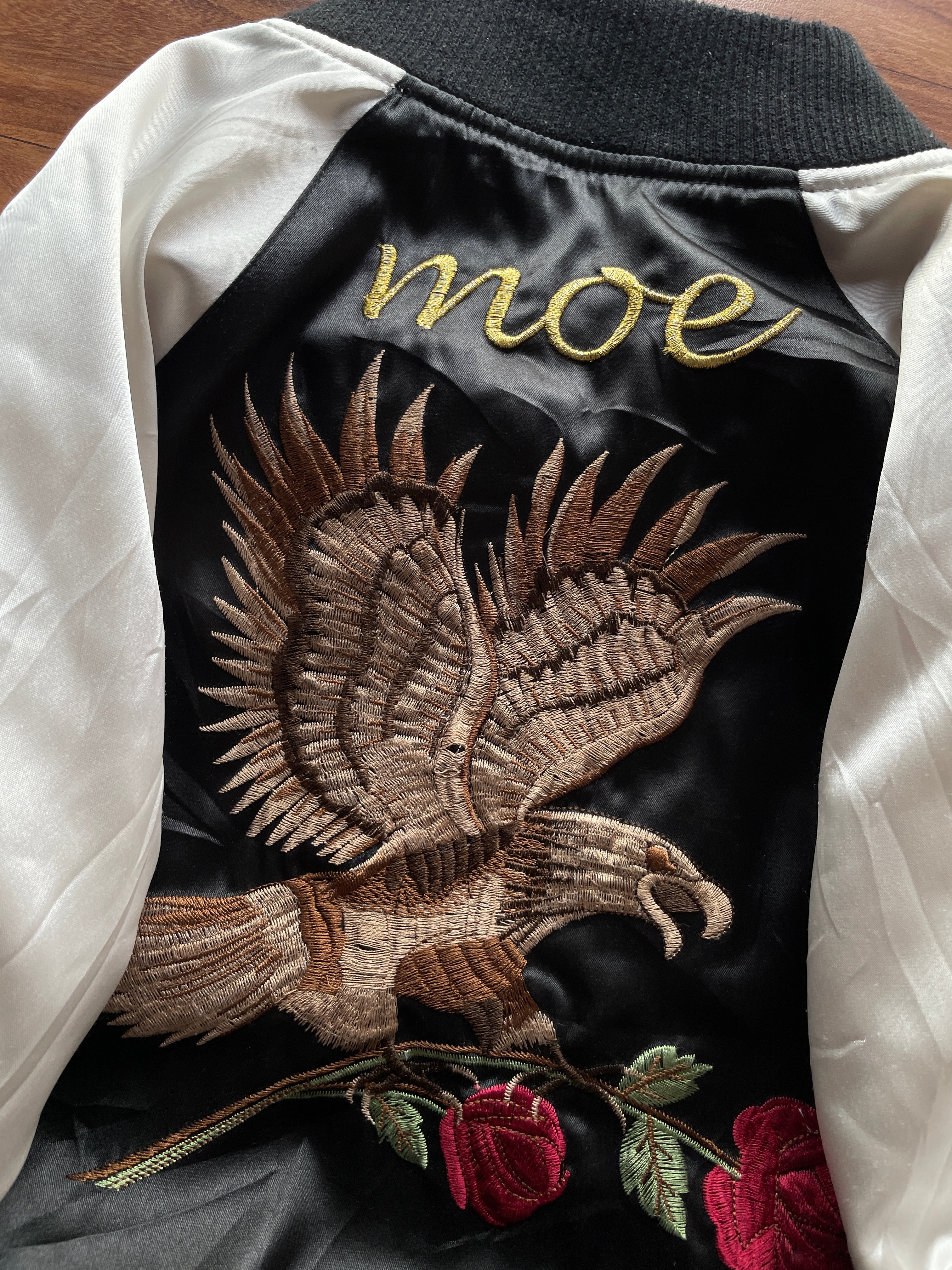 vintage-style Japanese souvenir jacket
