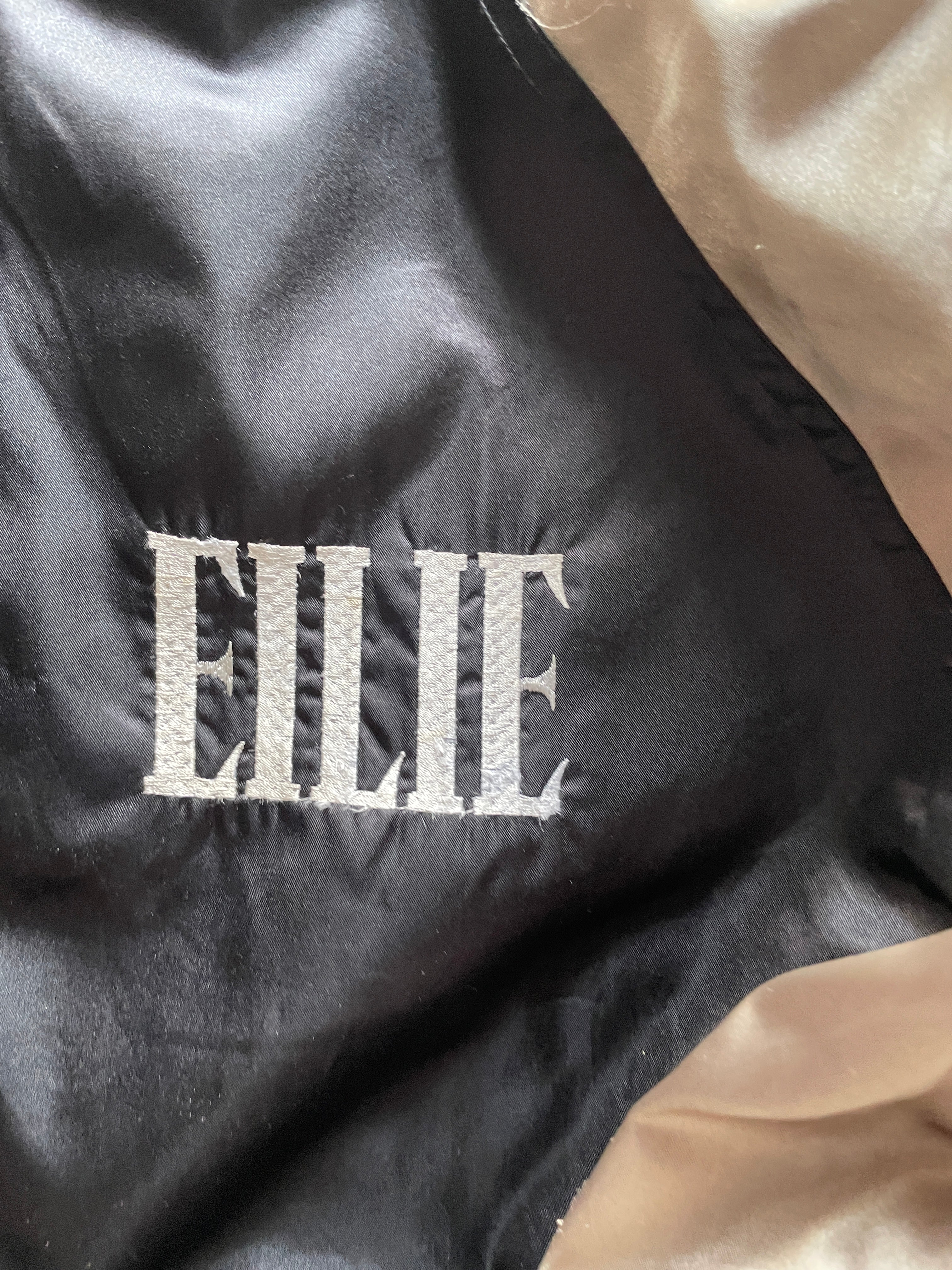 vintage Elie Club Basic embroidered varsity bomber jacket