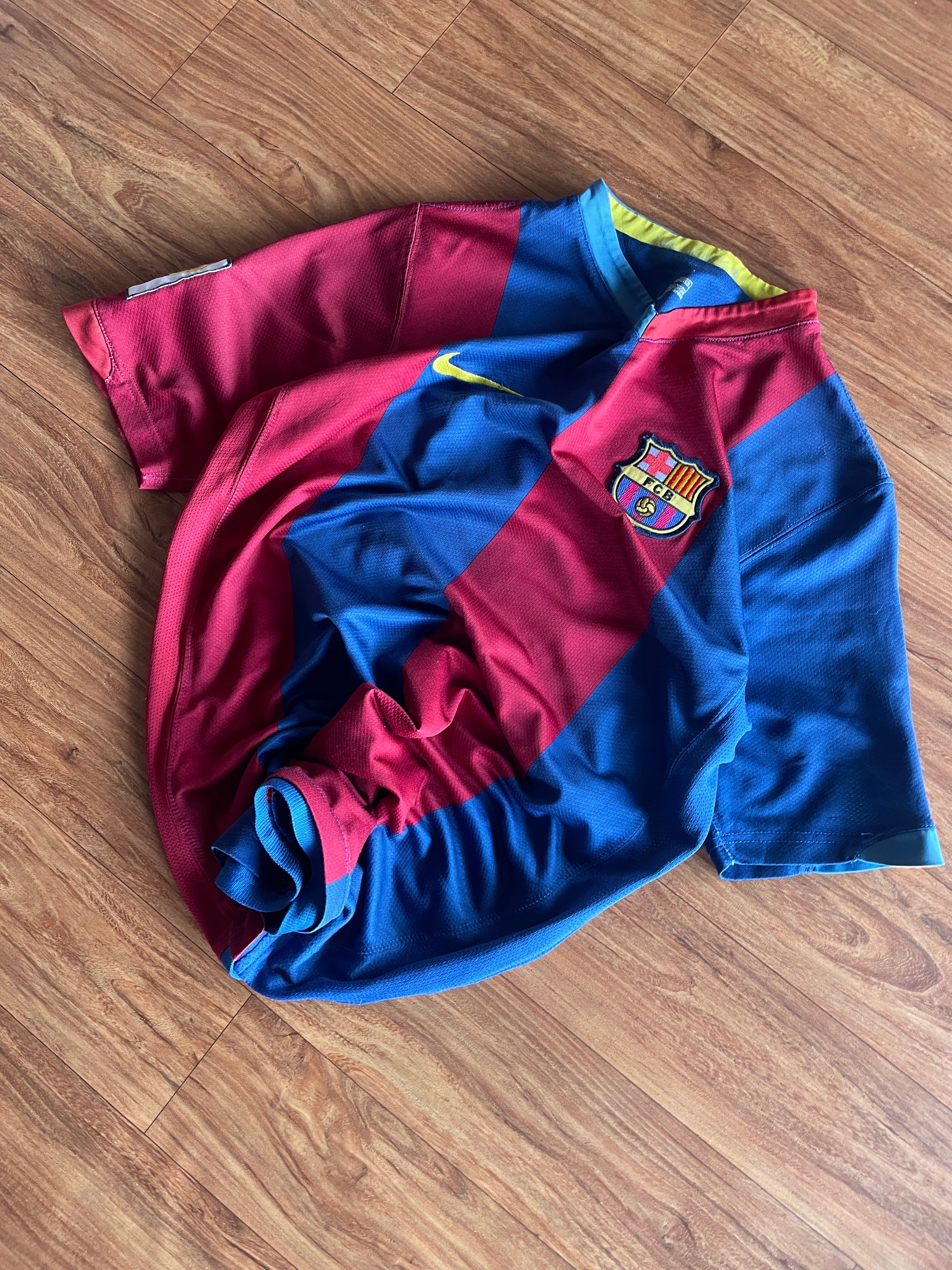 BARCELONA 2006 2007 HOME FOOTBALL SHIRT SOCCER JERSEY