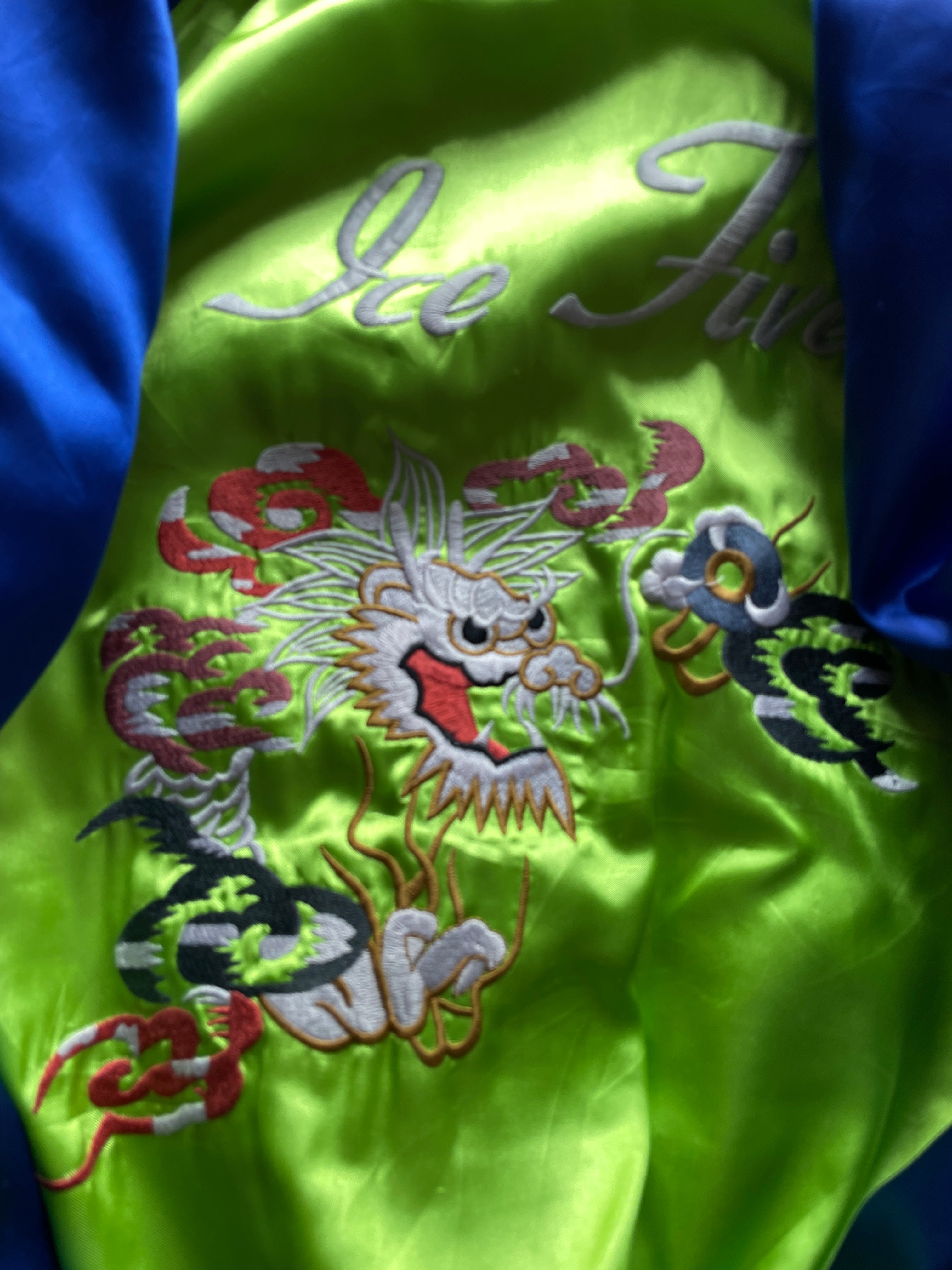 Japanese-style Sukajan souvenir bomber