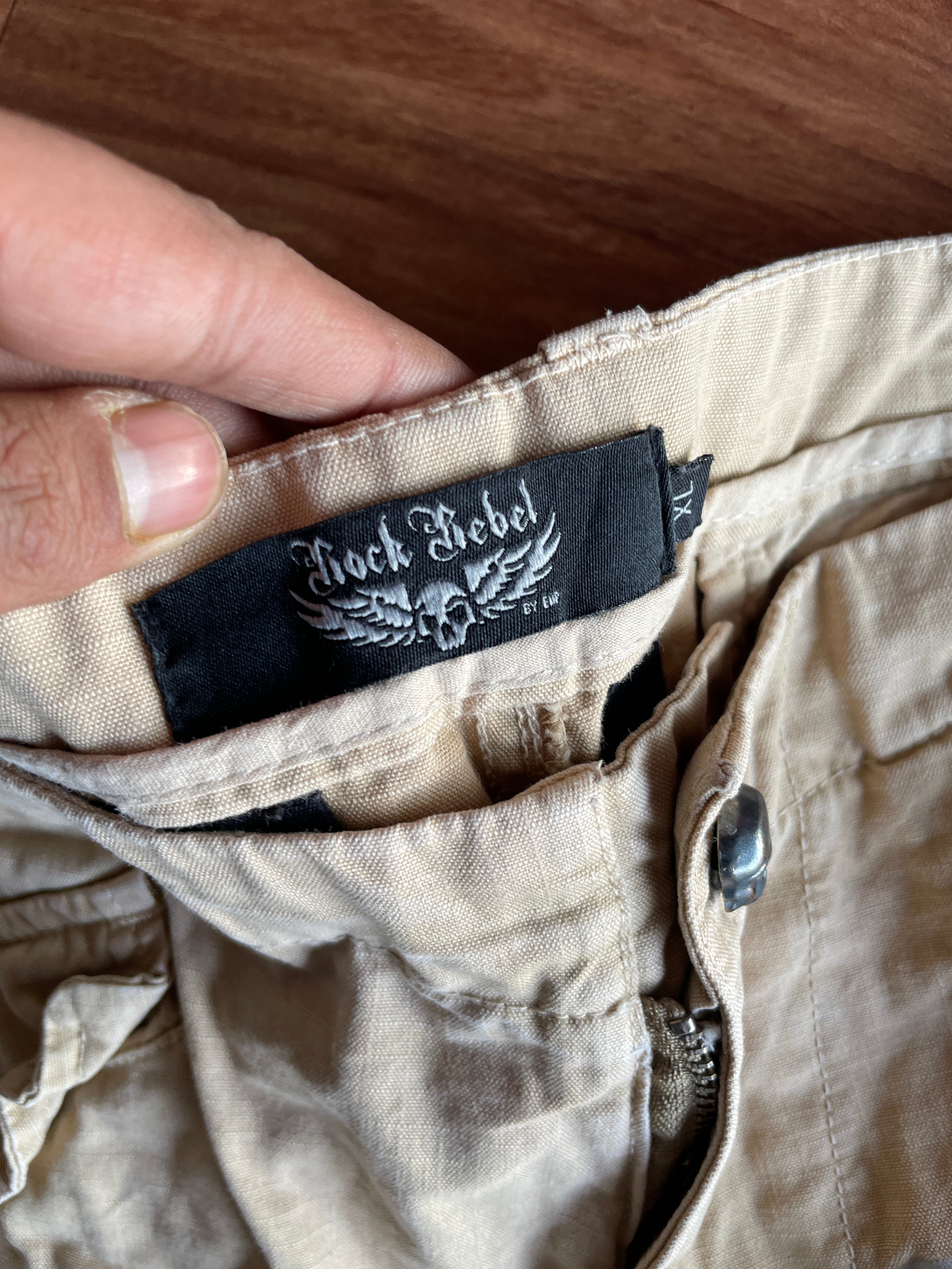 Rock label skull printed Jort(w38 l24)