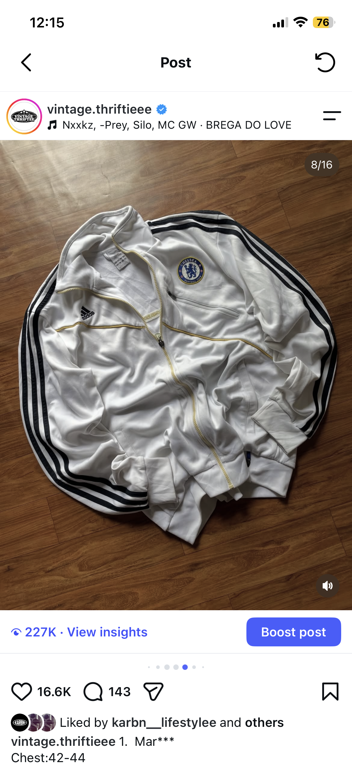 Chelsea jacket vintage