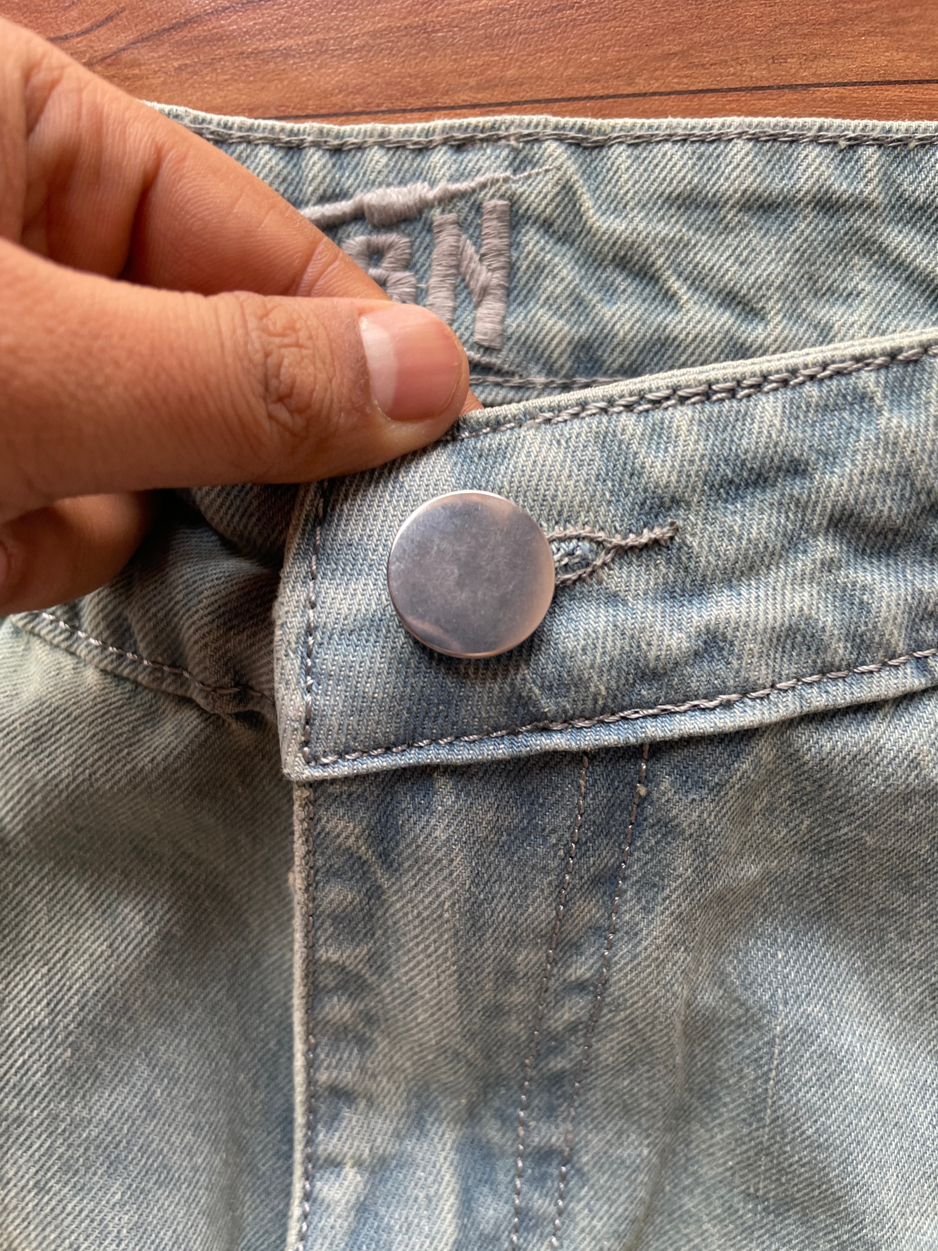 Real baggy low rise jeans
