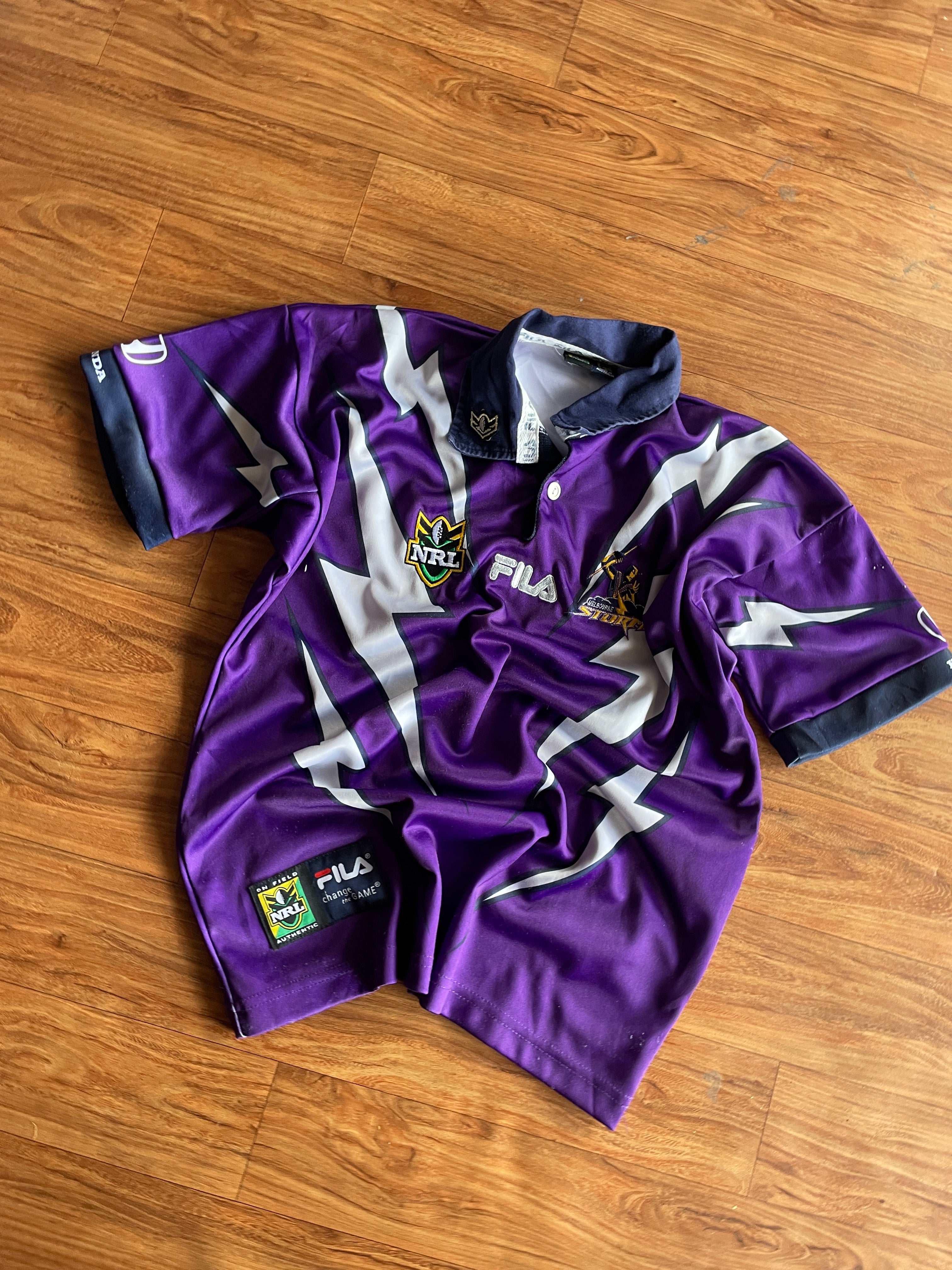 Melbourne Storm away jersey 2000 or 2001