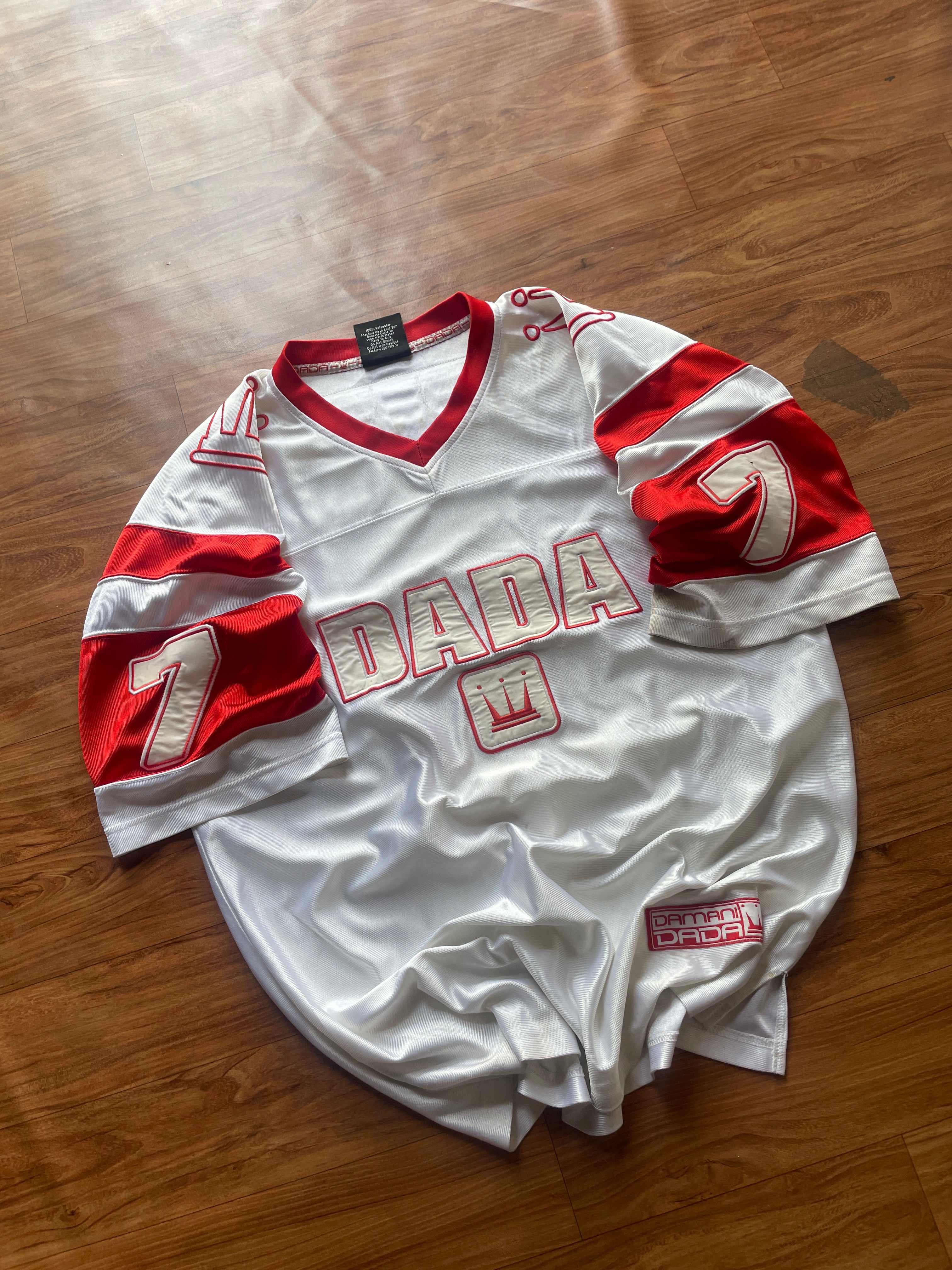 vintage Y2K DADA Supreme football jersey