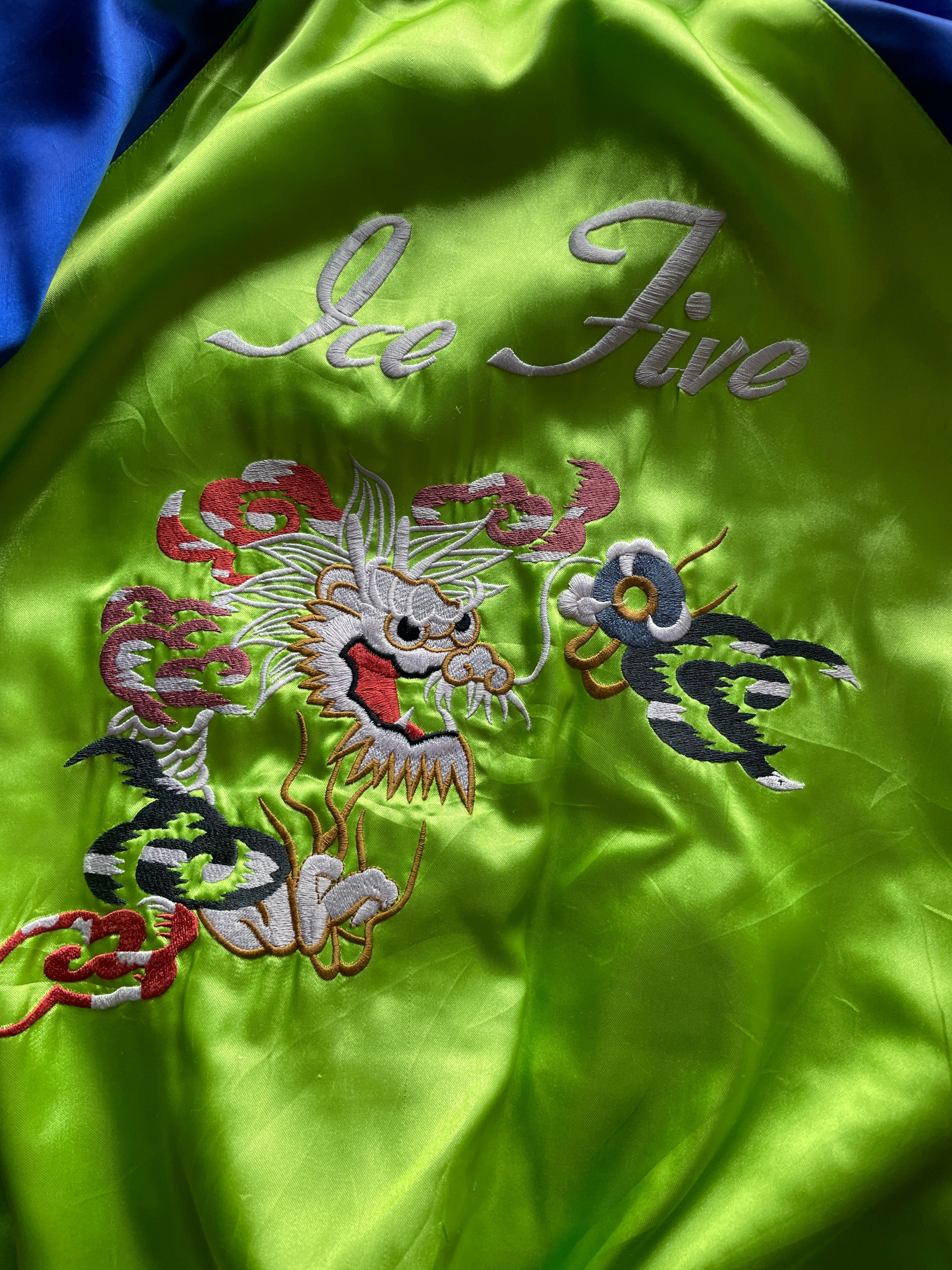 Japanese-style Sukajan souvenir bomber