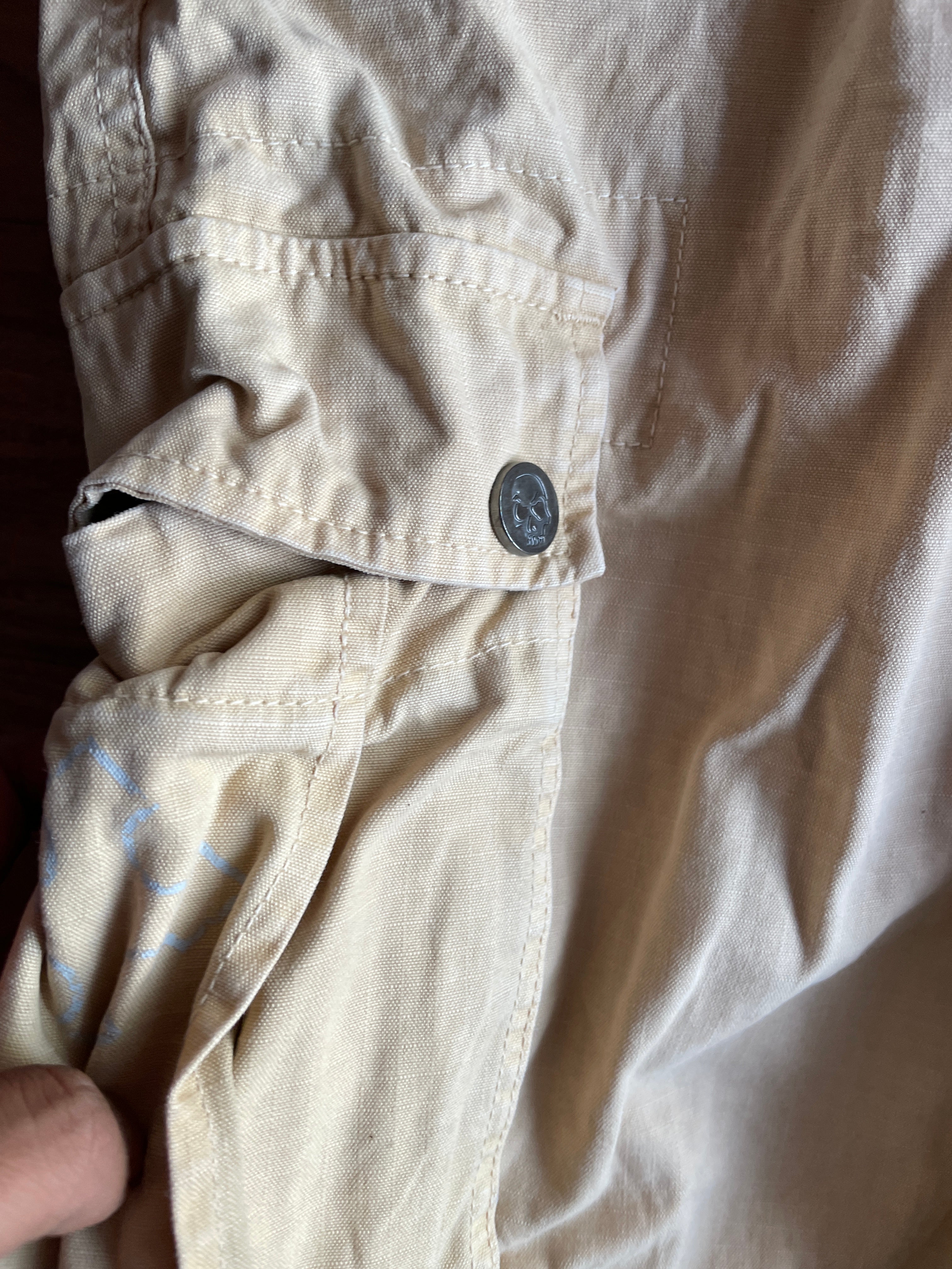 Rock label skull printed Jort(w38 l24)