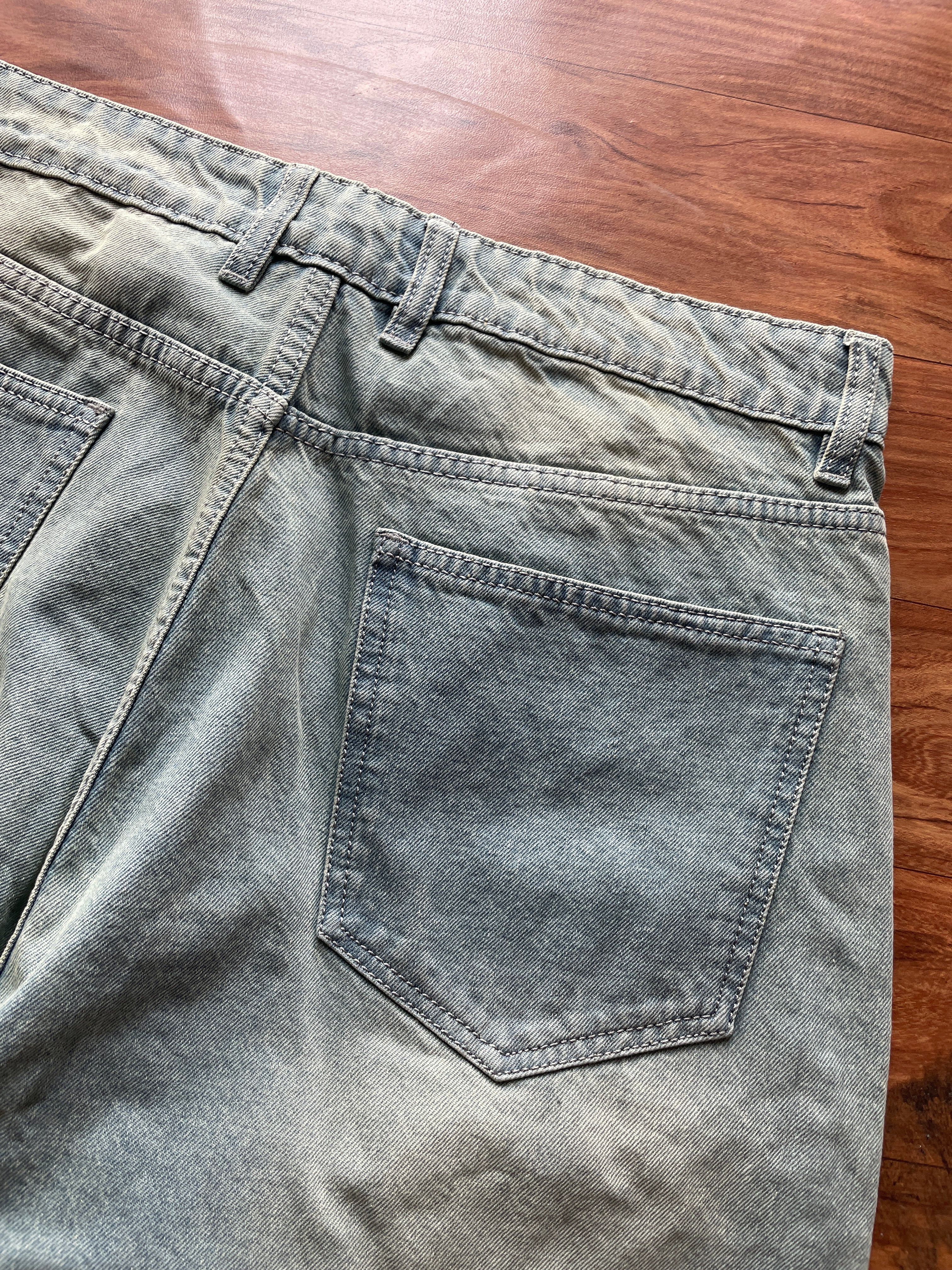 Real baggy low rise jeans