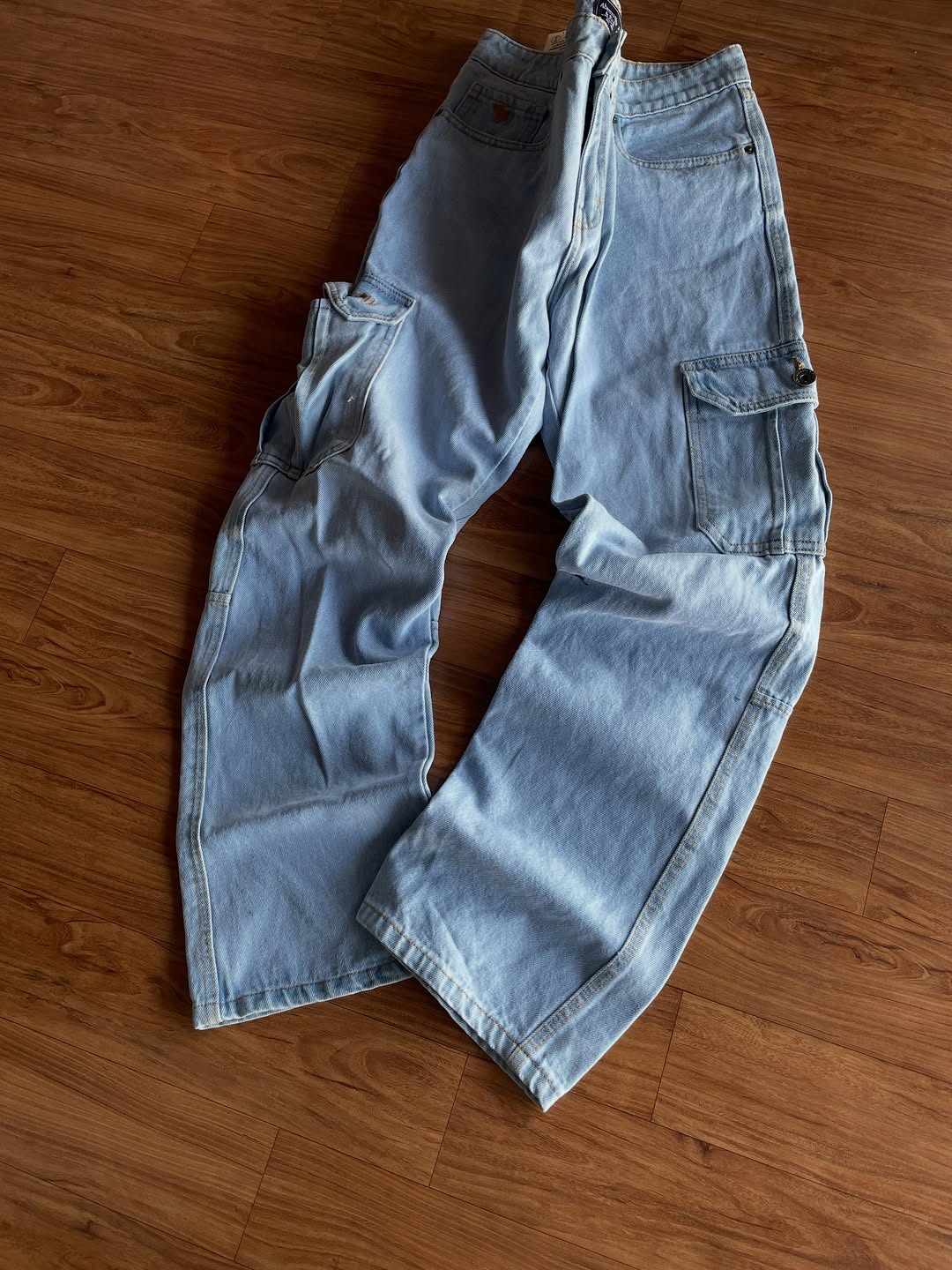ABERCROMBIE FITCH denim cargo(W36 L43)