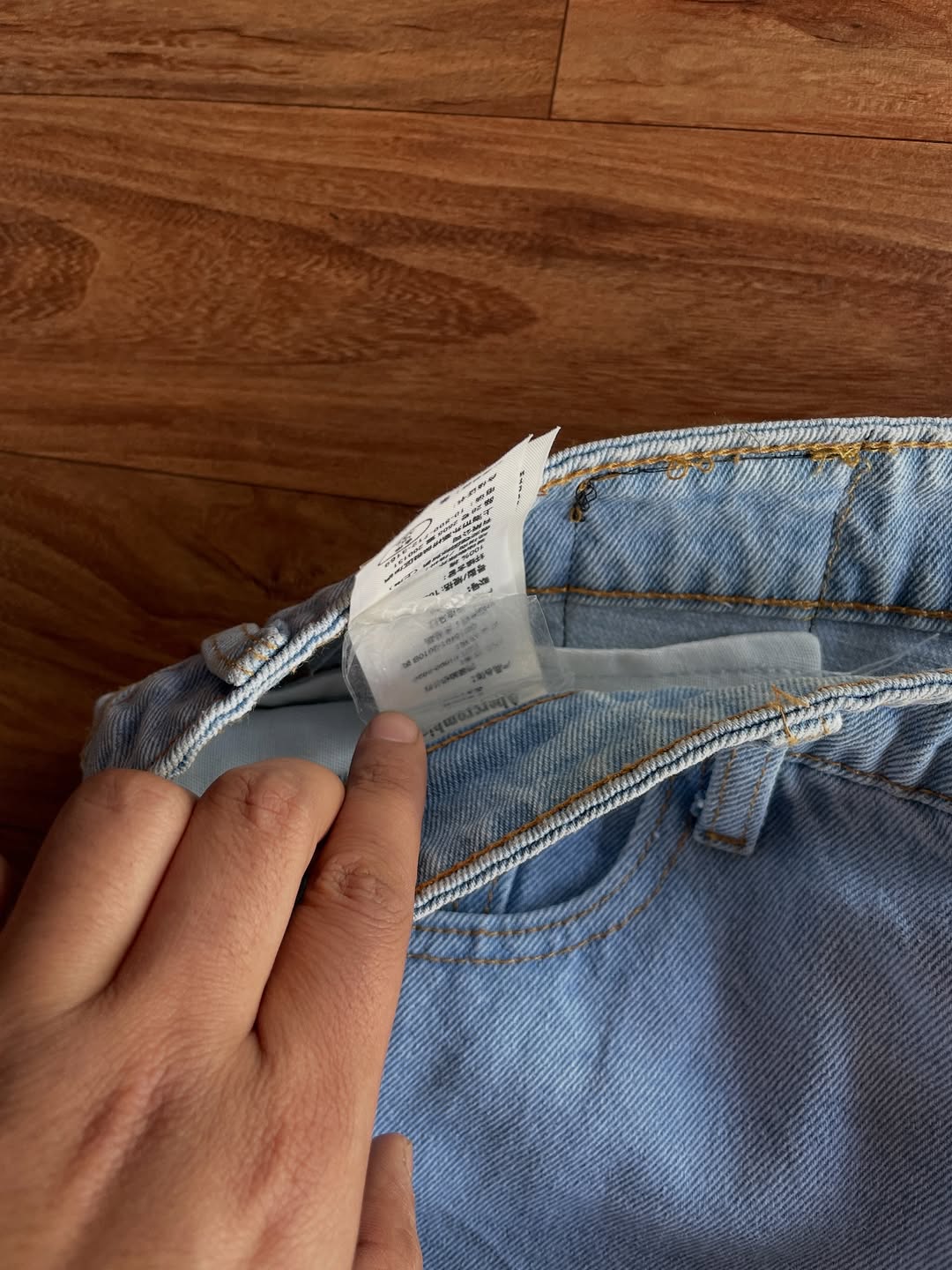 ABERCROMBIE FITCH denim cargo(W36 L43)