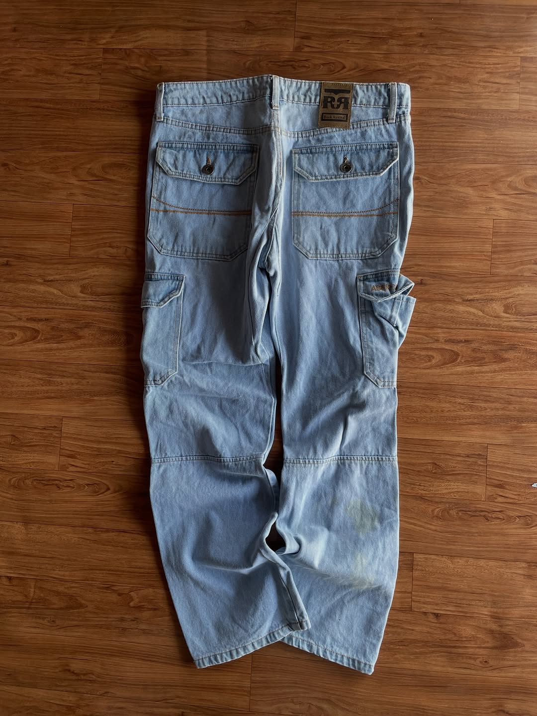 ABERCROMBIE FITCH denim cargo(W36 L43)