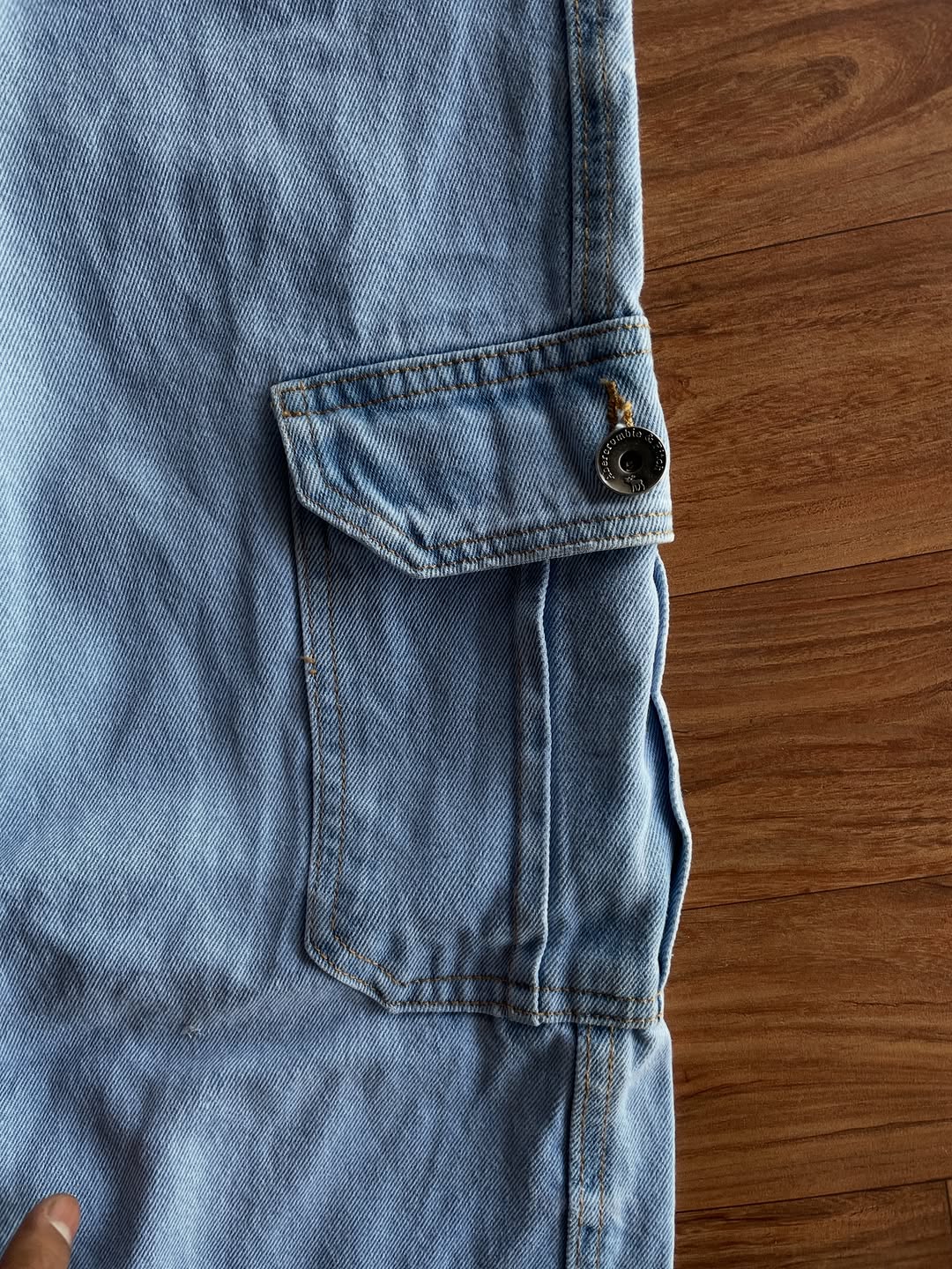 ABERCROMBIE FITCH denim cargo(W36 L43)