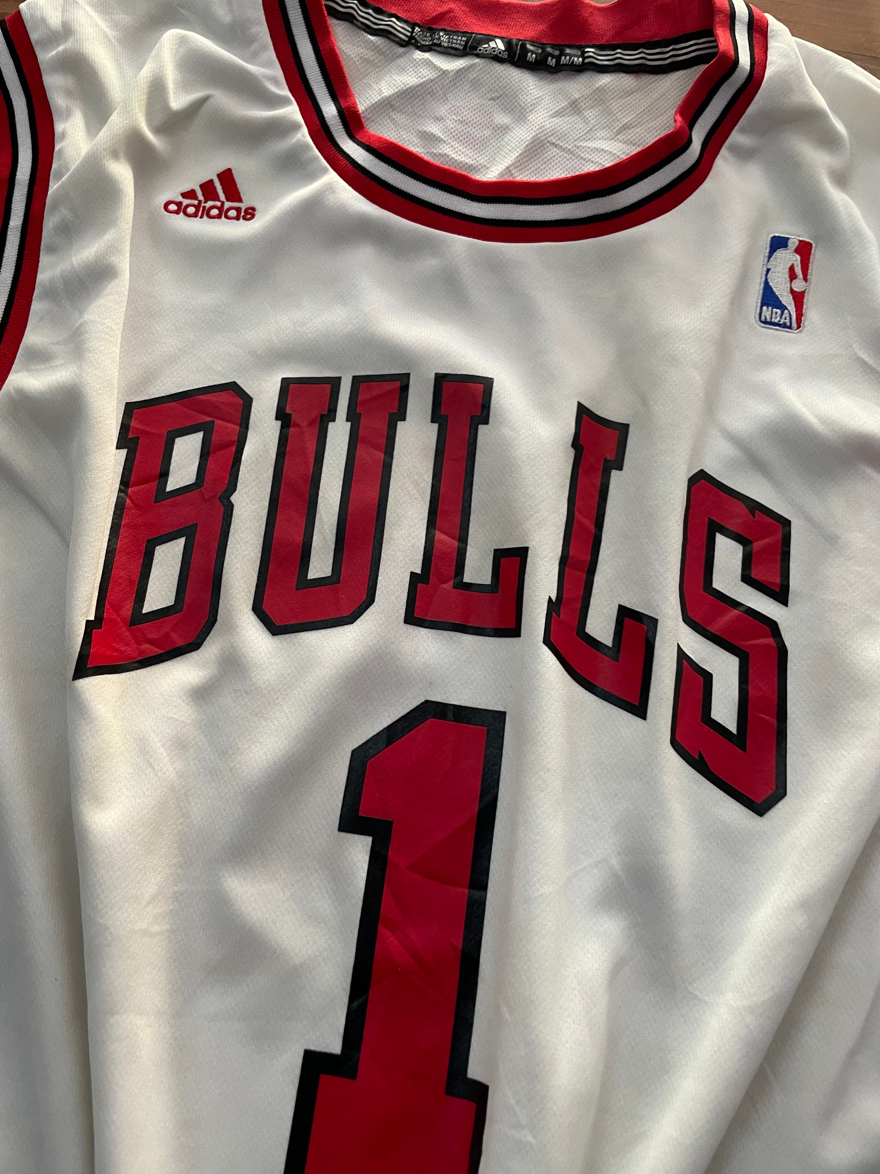 Bulls # 1 rose jersey