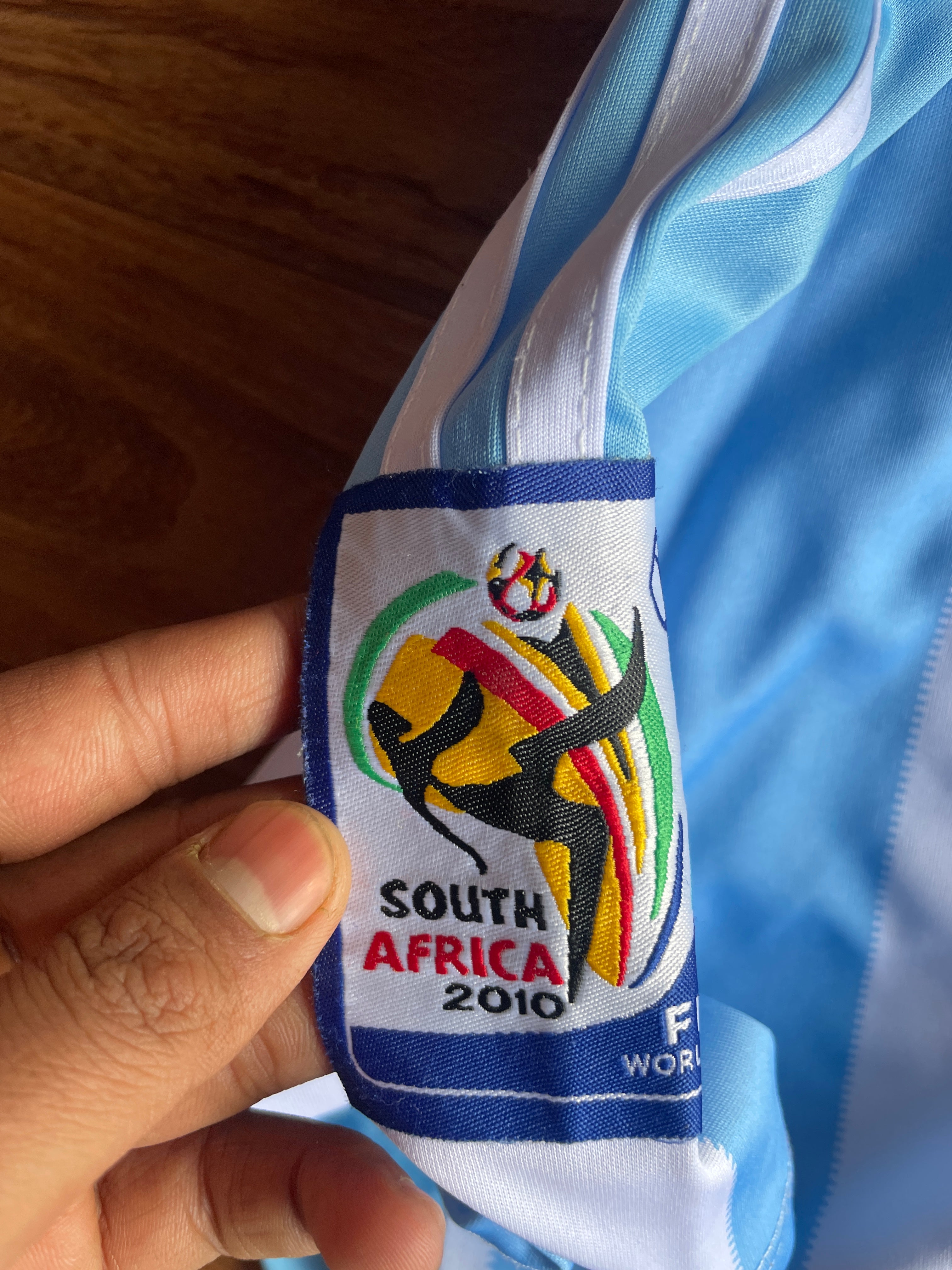 Argentina 2010 South Africa fifa World Cup jersey -XL