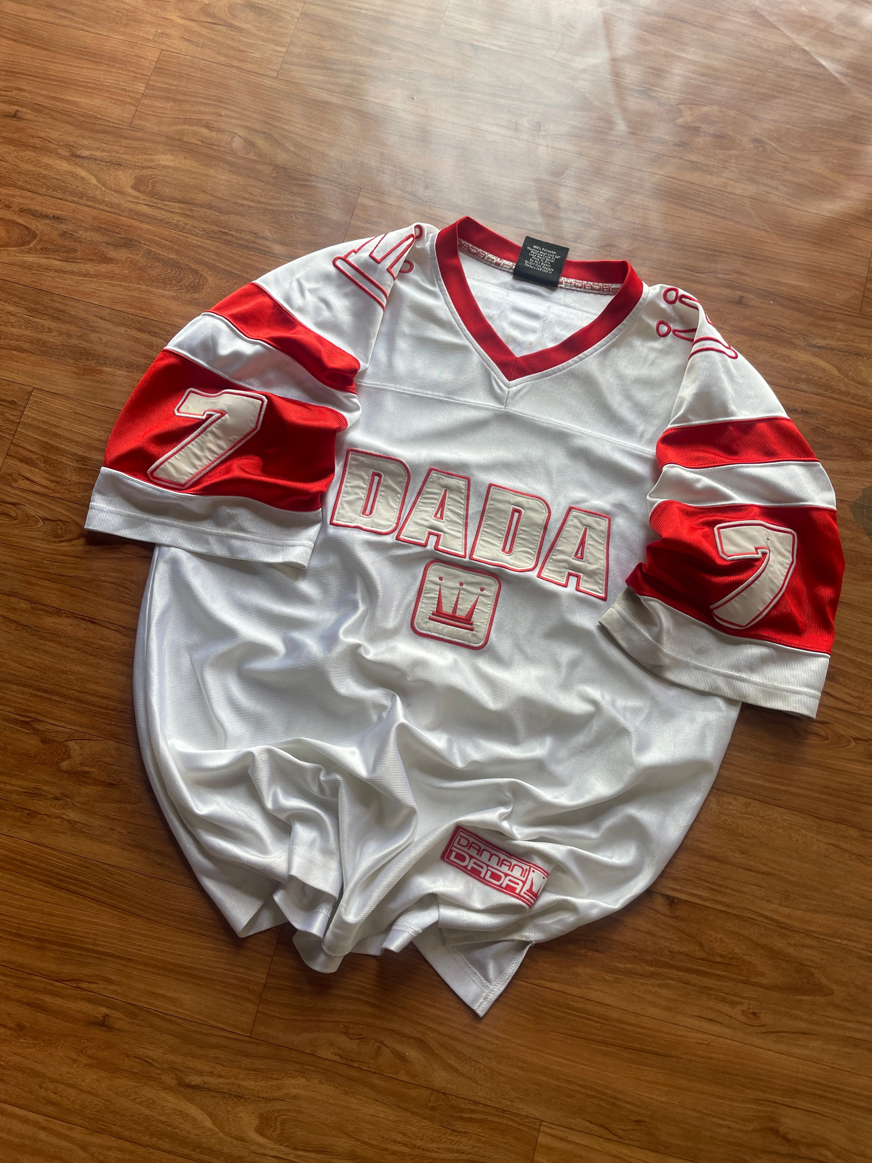 vintage Y2K DADA Supreme football jersey