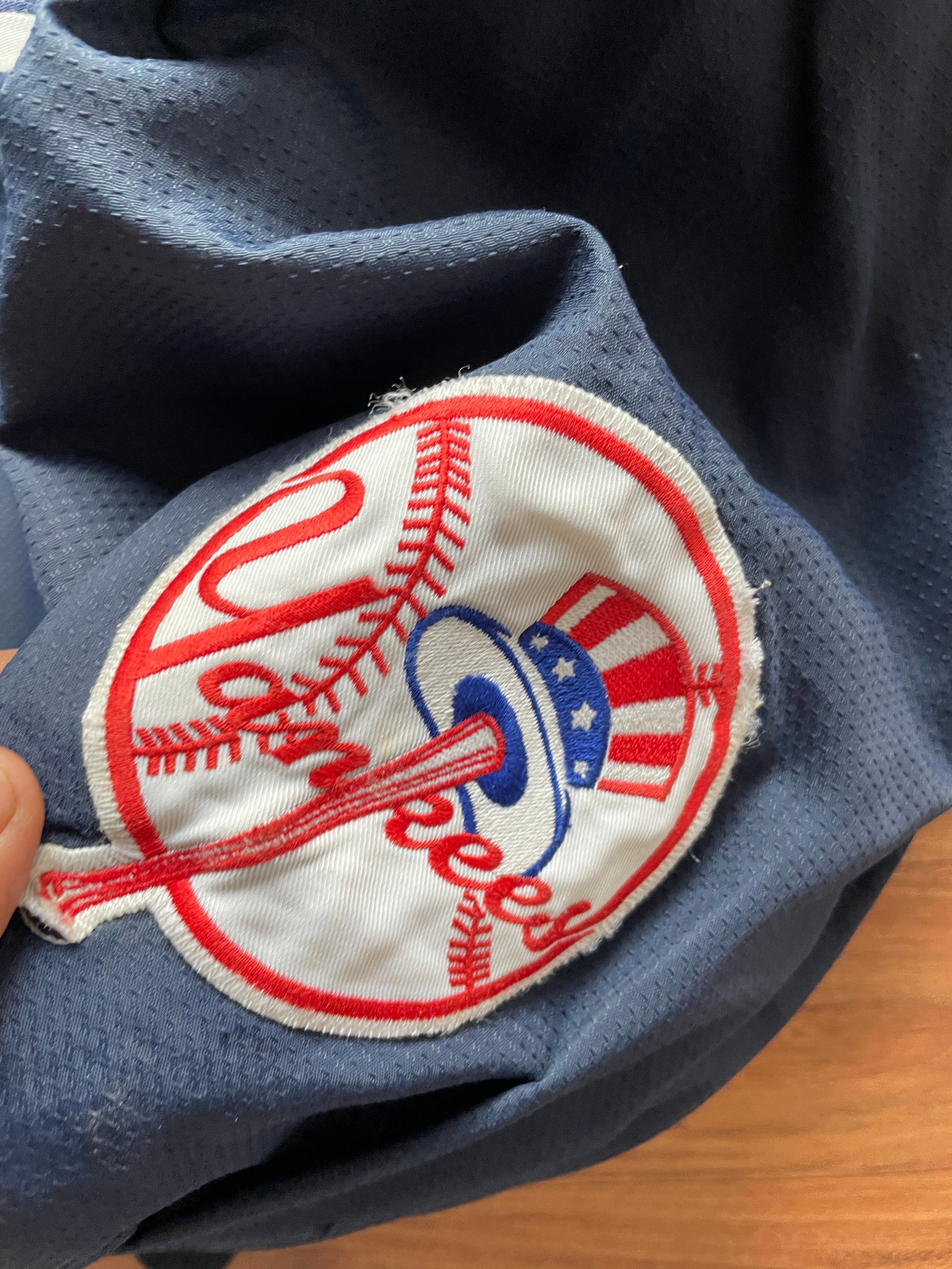 VTG New York Yankees MLB Majestic Navy Blue Dugout Jacket