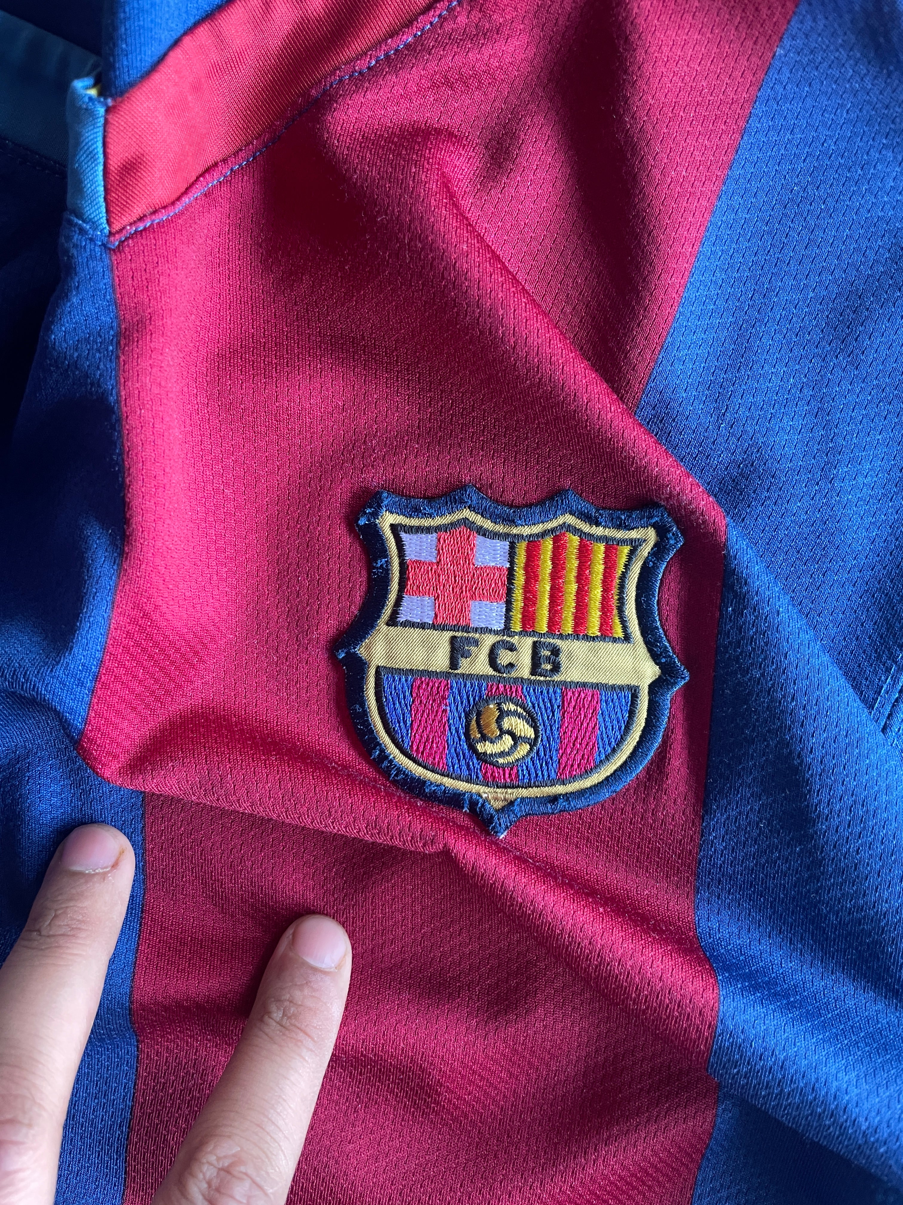 BARCELONA 2006 2007 HOME FOOTBALL SHIRT SOCCER JERSEY
