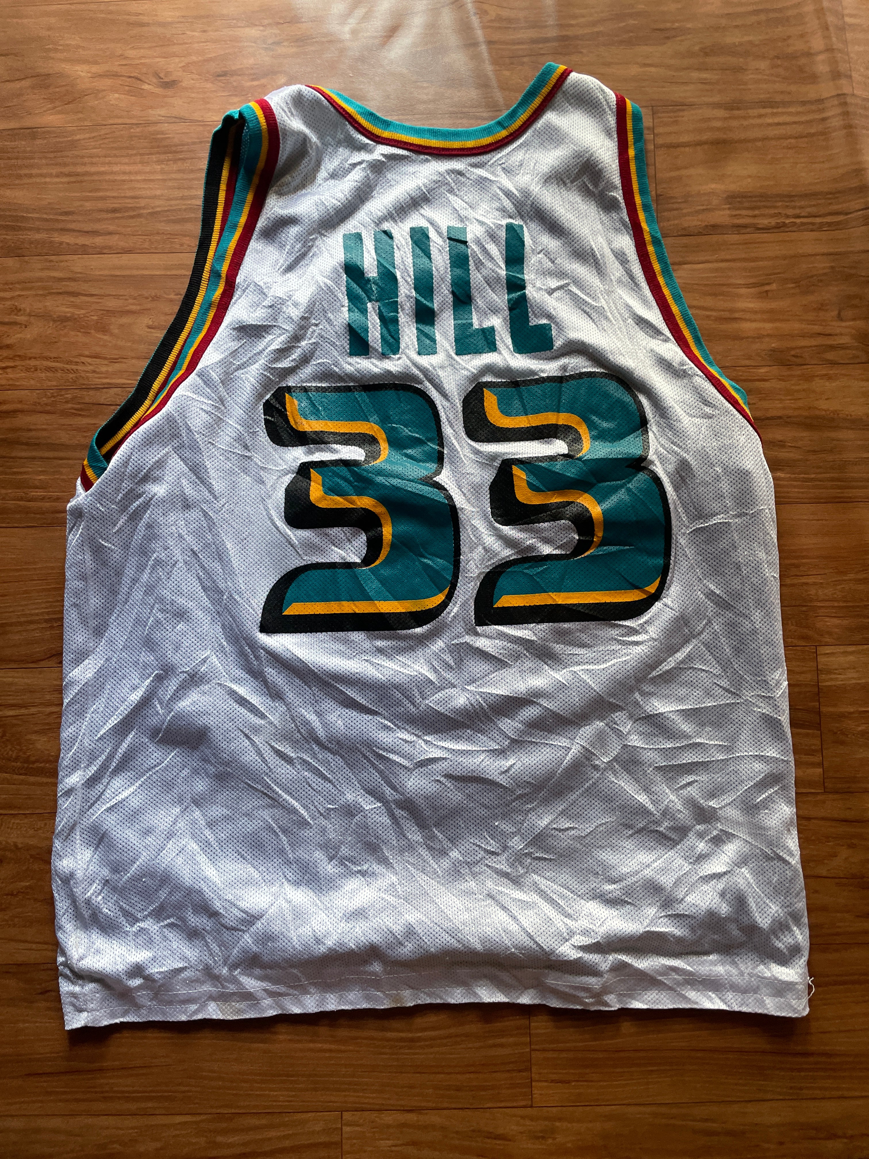 vintage Champion Grant Hill Detroit Pistons