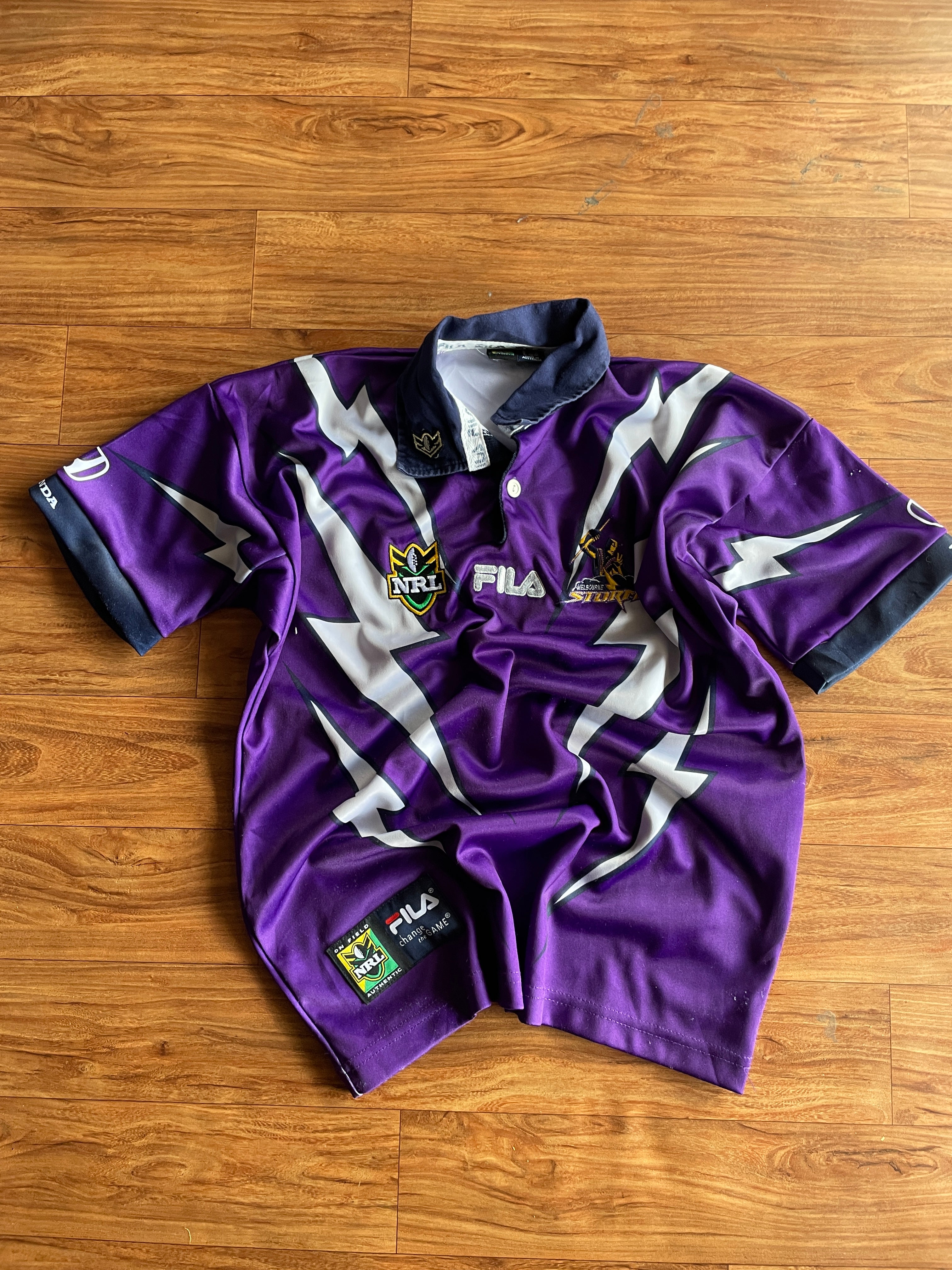 Melbourne Storm away jersey 2000 or 2001