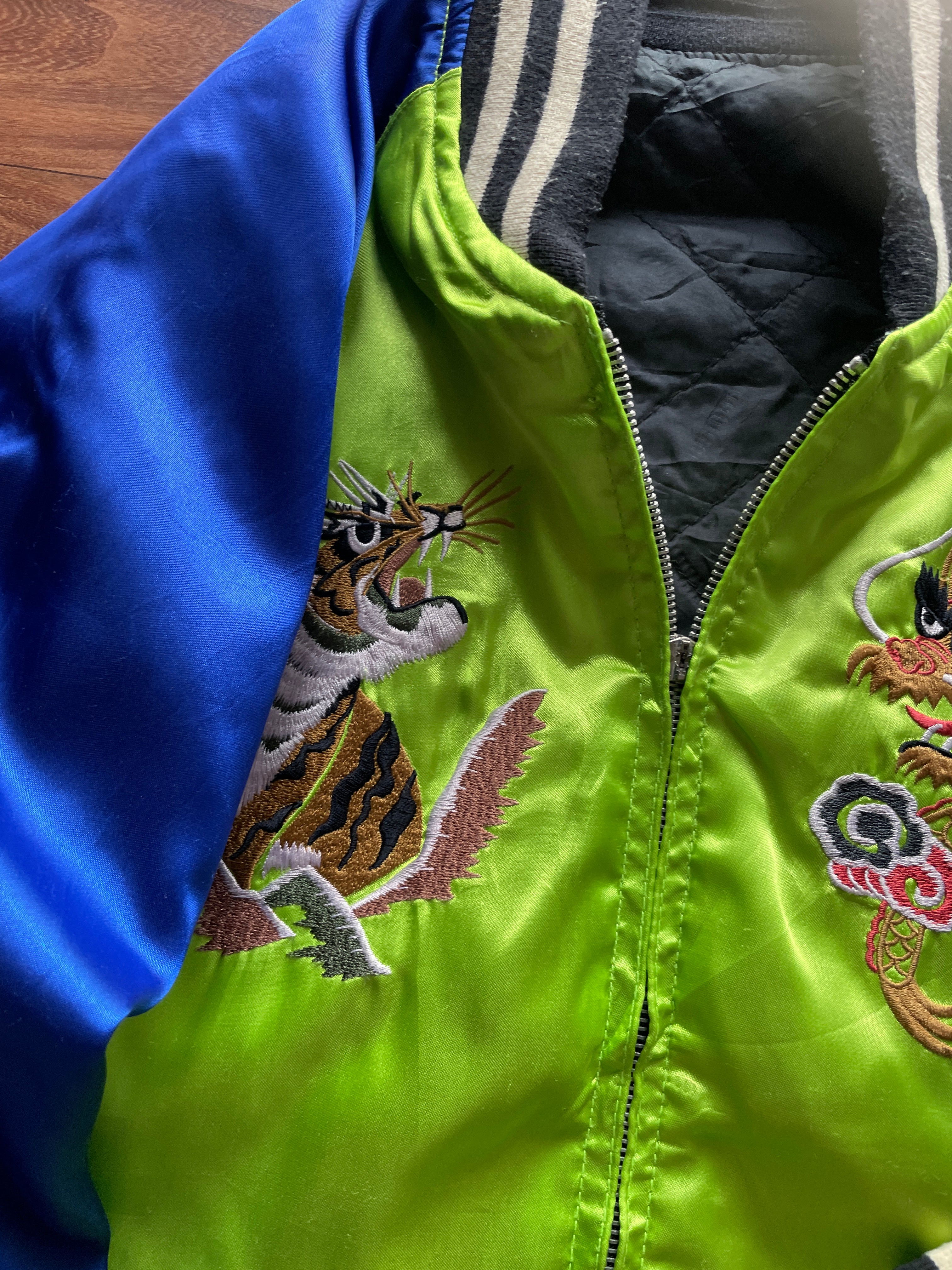 Japanese-style Sukajan souvenir bomber