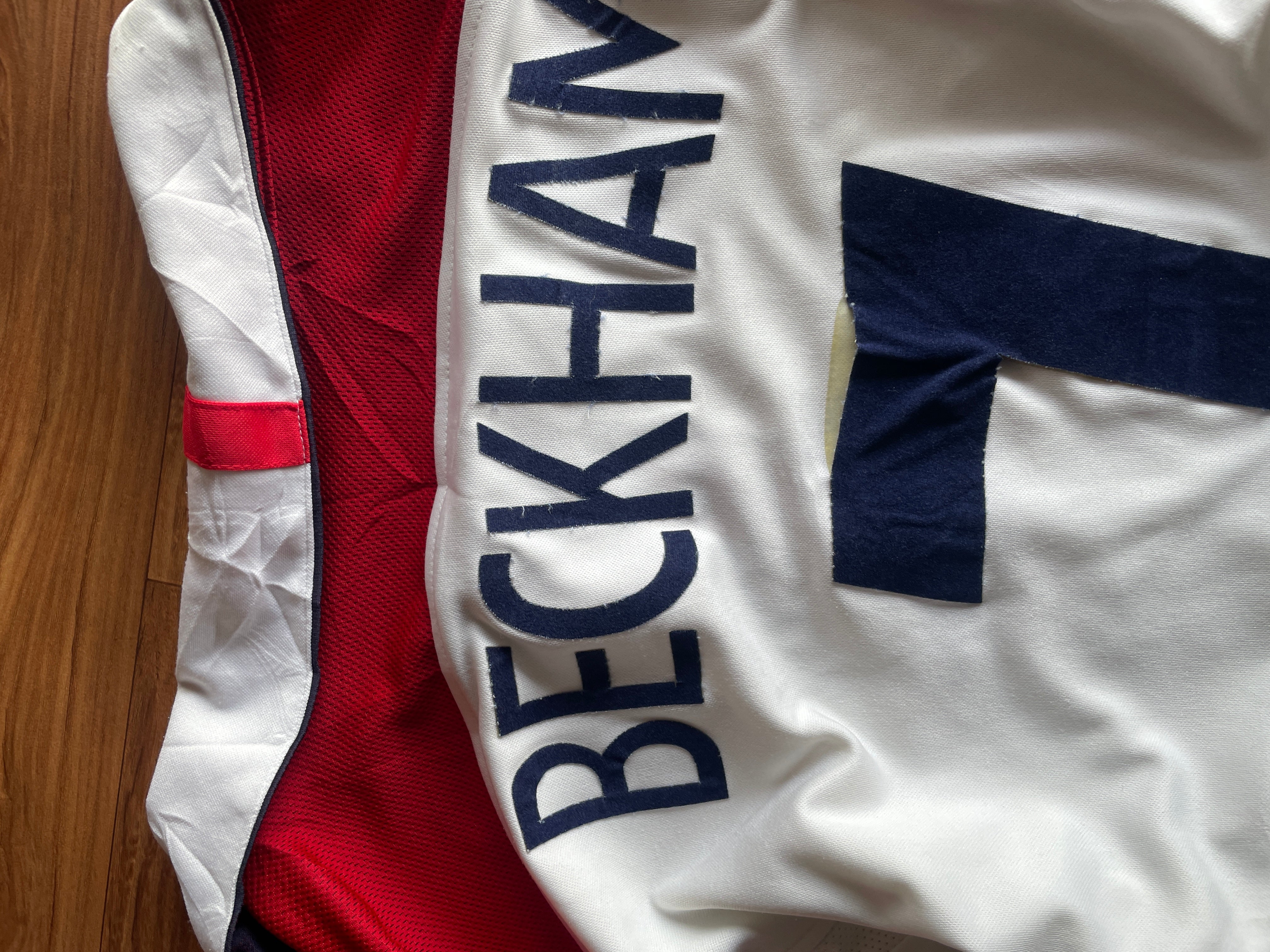 Vintage 2004 home beckham jersey