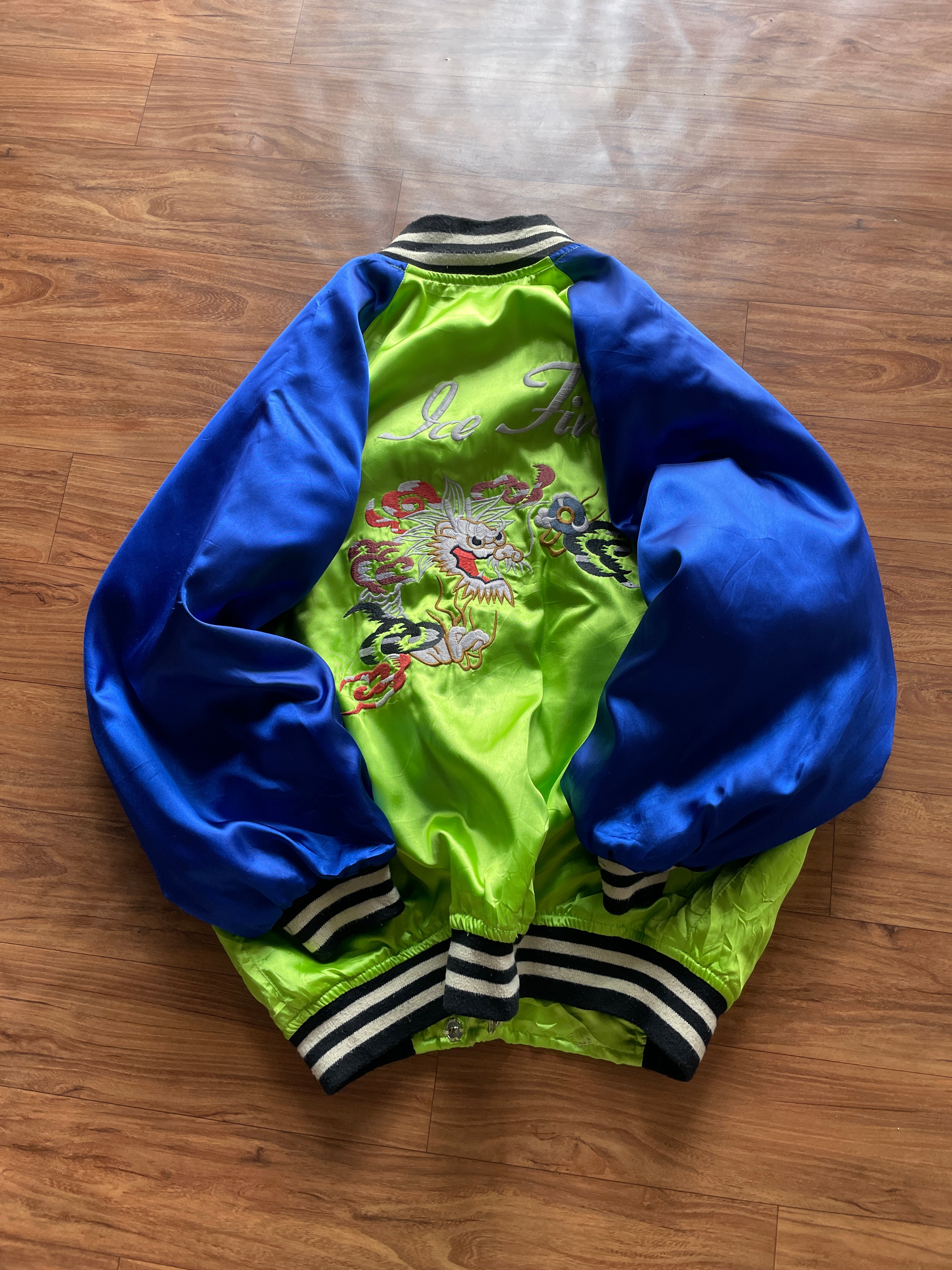 Japanese-style Sukajan souvenir bomber