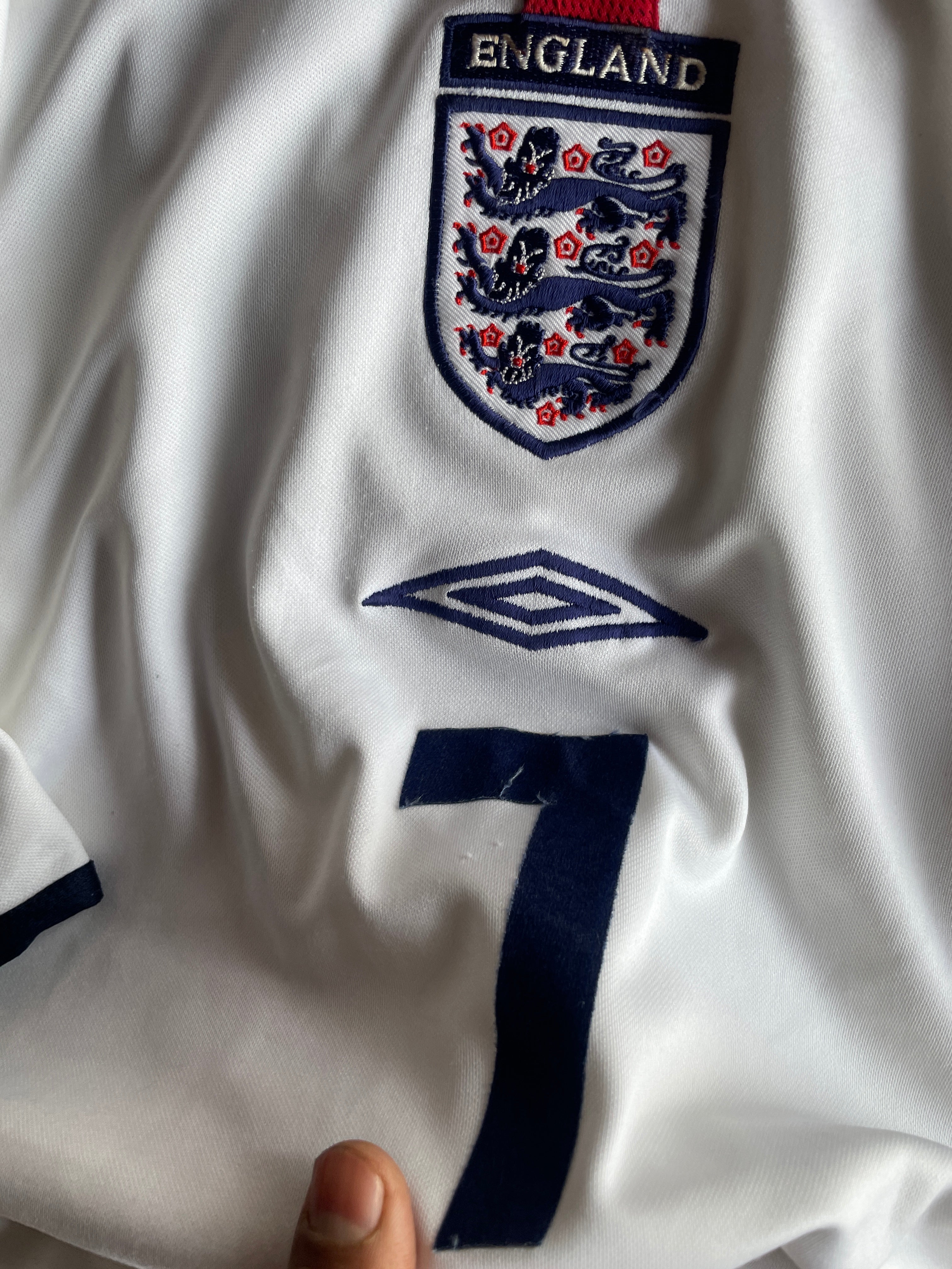Vintage 2004 home beckham jersey