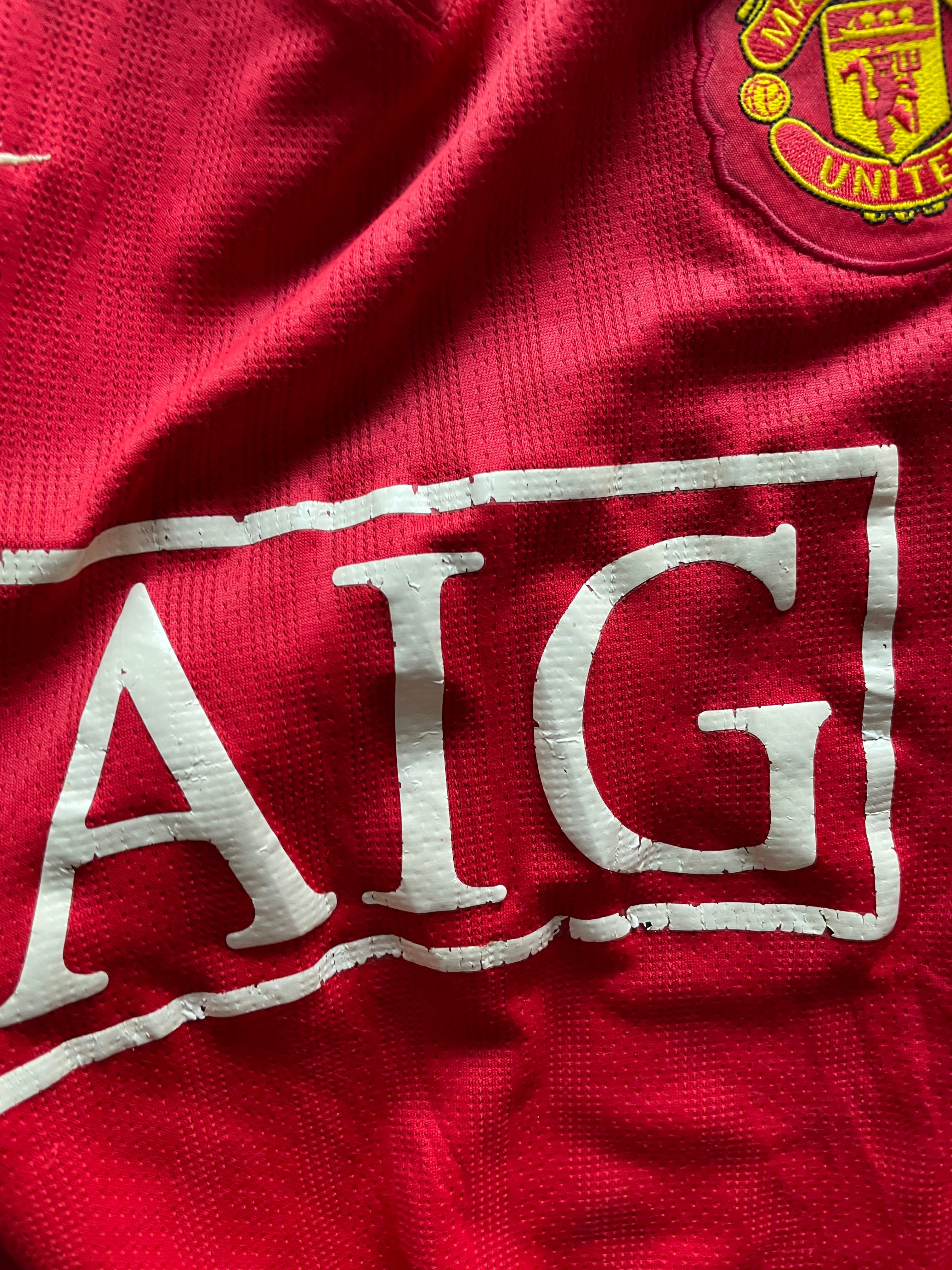 Manchester United 2007-08 home jersey