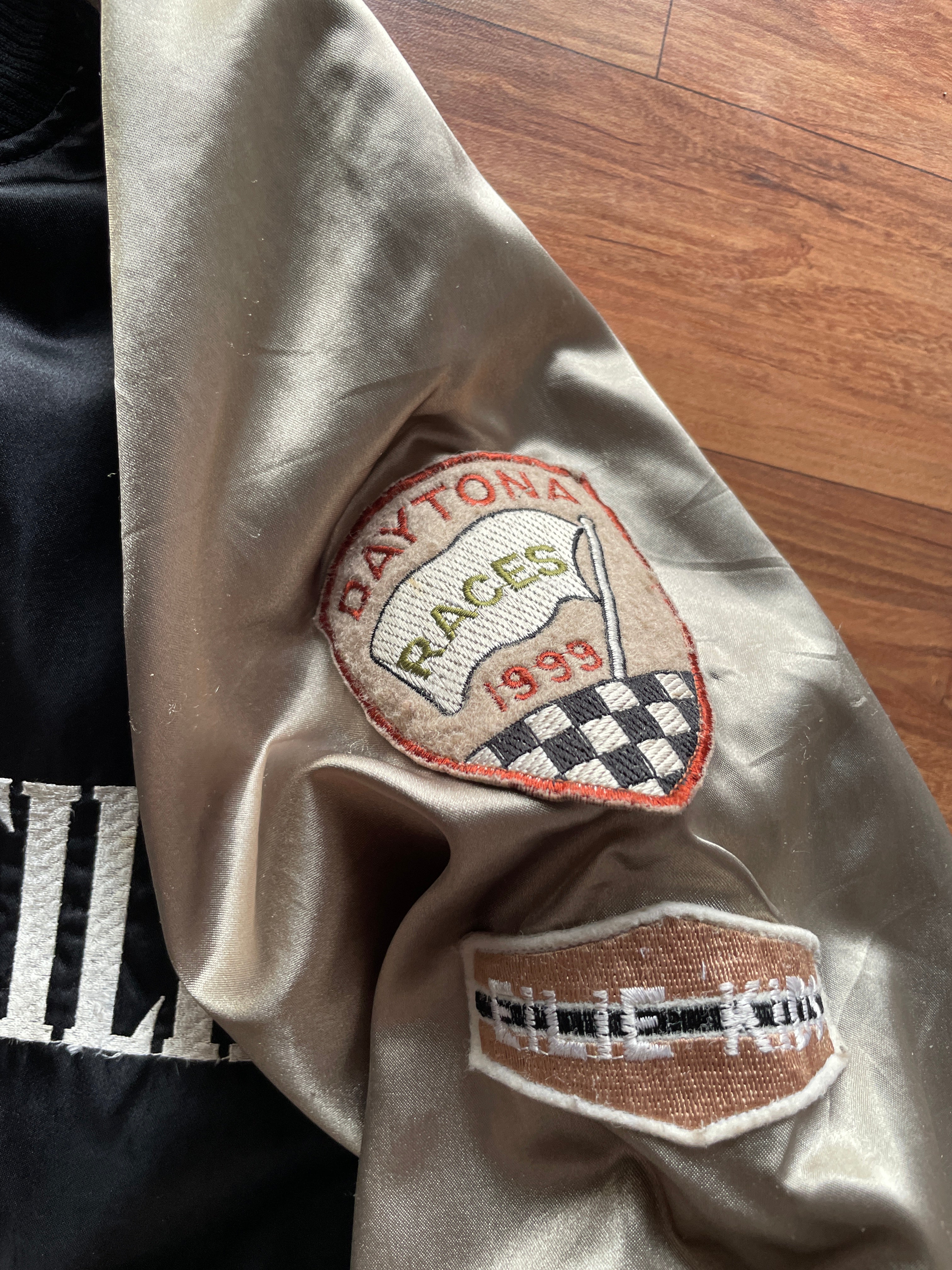 vintage Elie Club Basic embroidered varsity bomber jacket