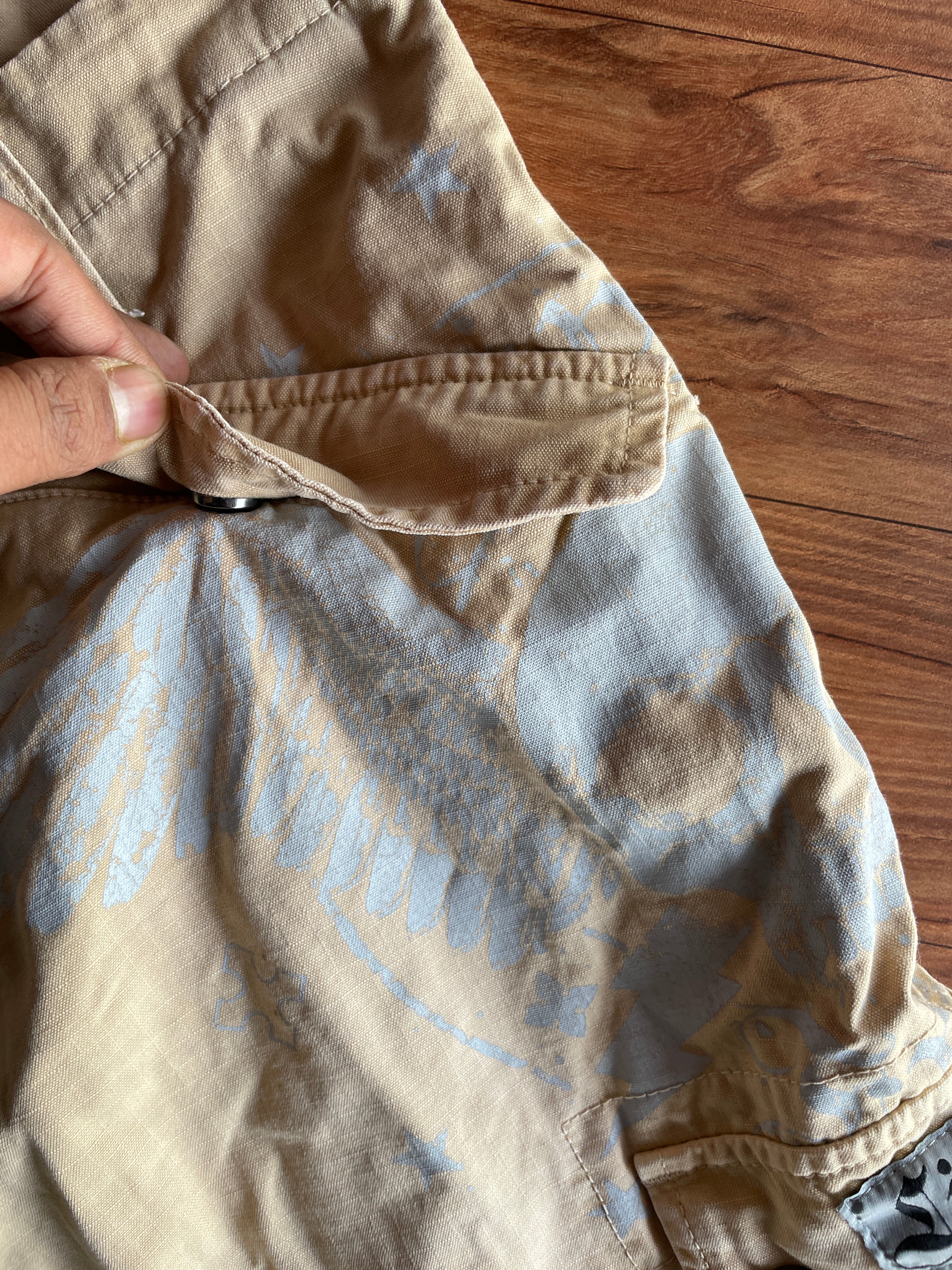 Rock label skull printed Jort(w38 l24)