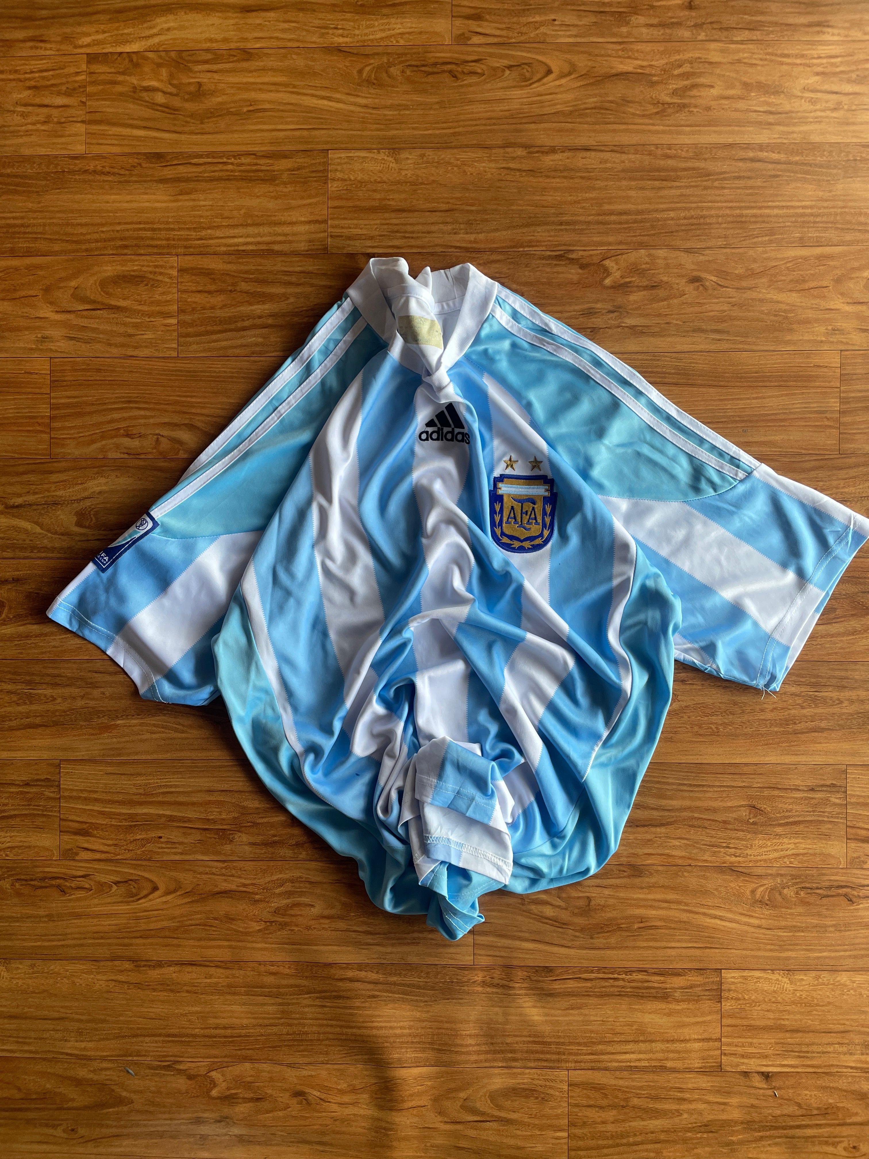 Argentina 2010 South Africa fifa World Cup jersey -XL