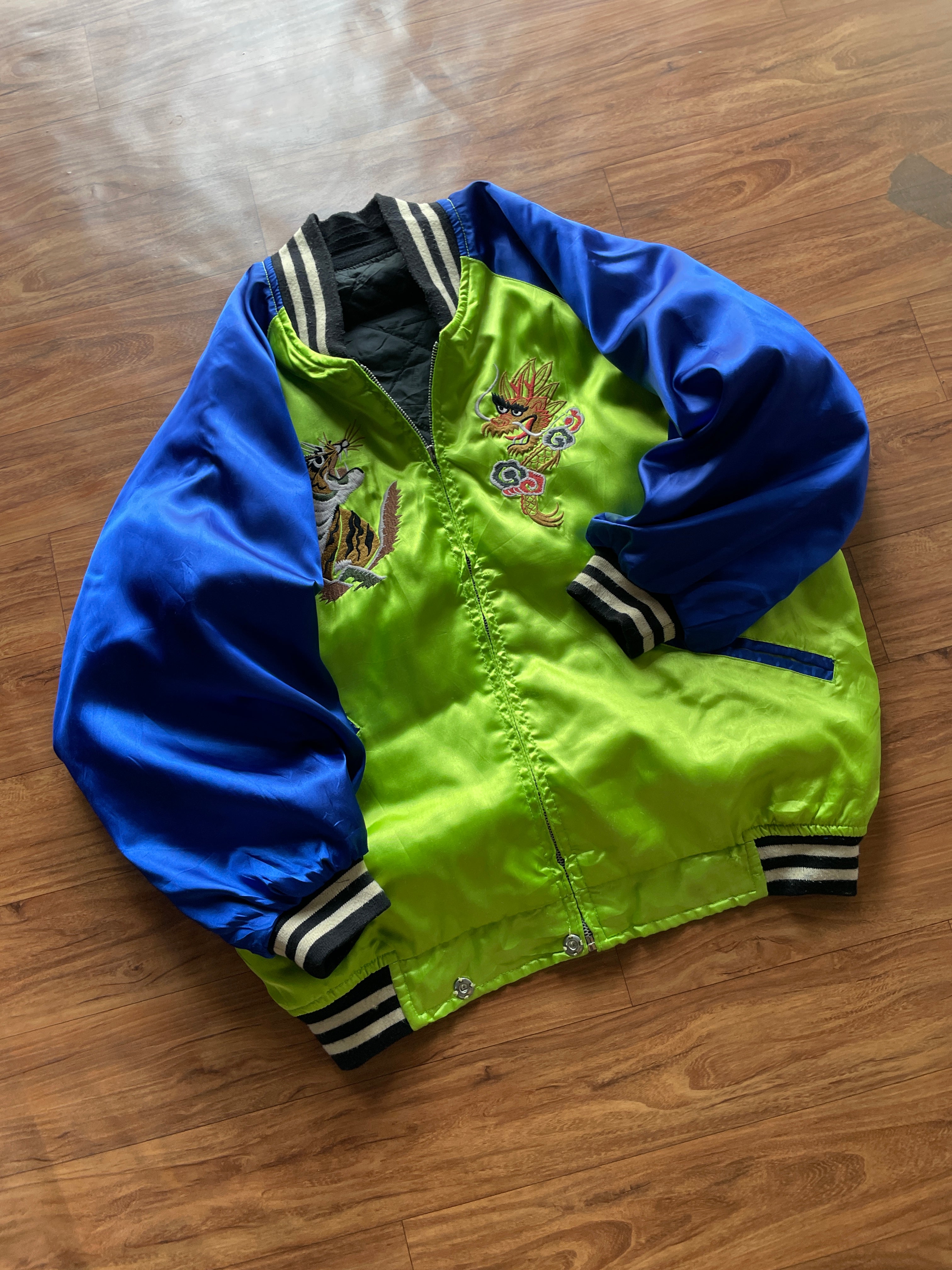 Japanese-style Sukajan souvenir bomber