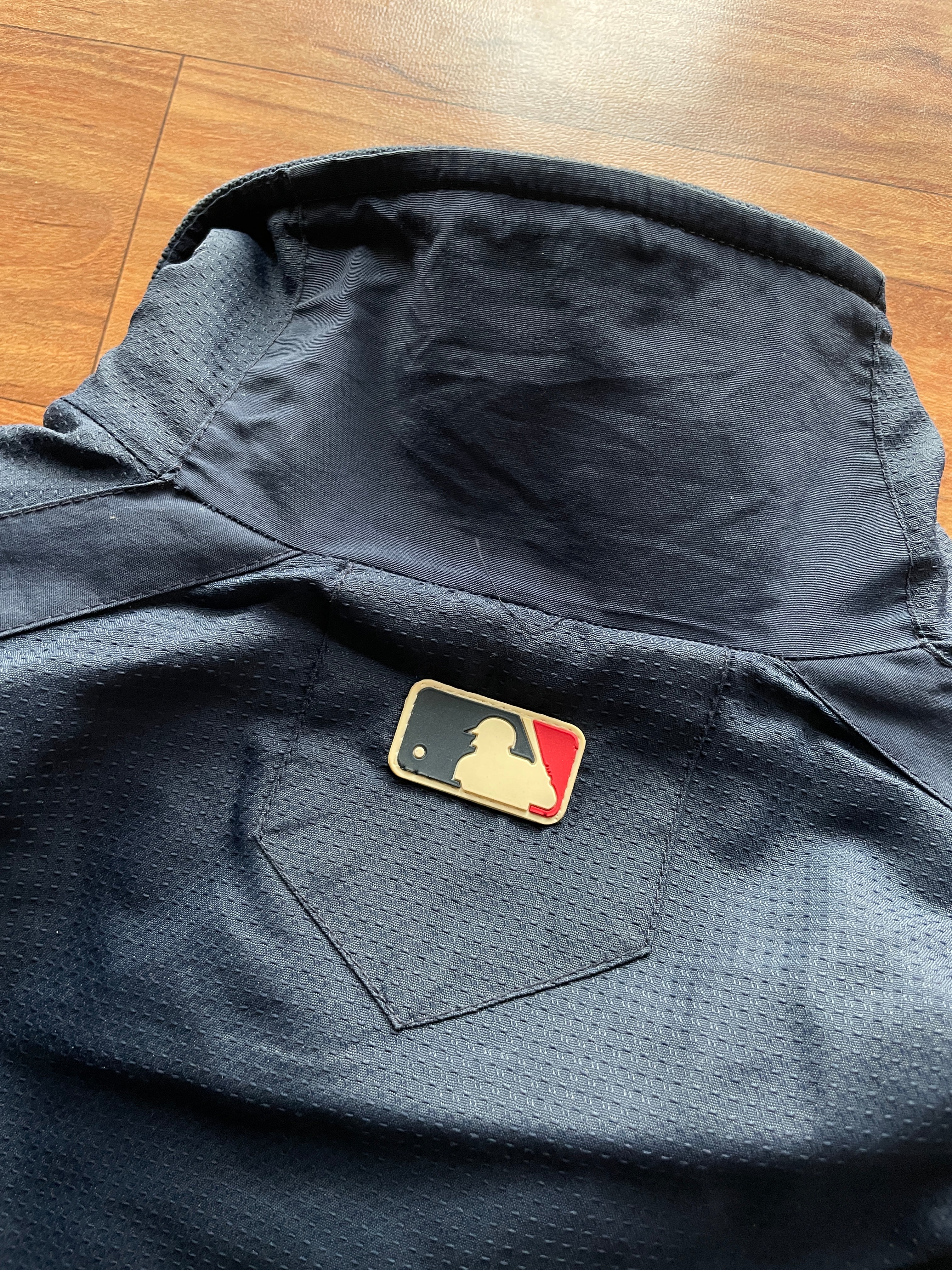 VTG New York Yankees MLB Majestic Navy Blue Dugout Jacket