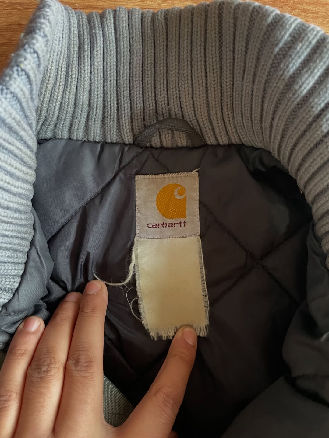 Carhartt Cordura grey bomber