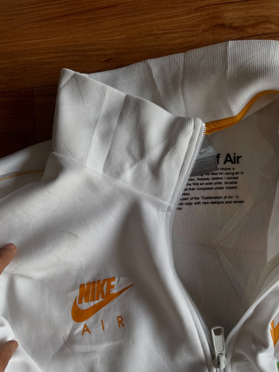 white jacket