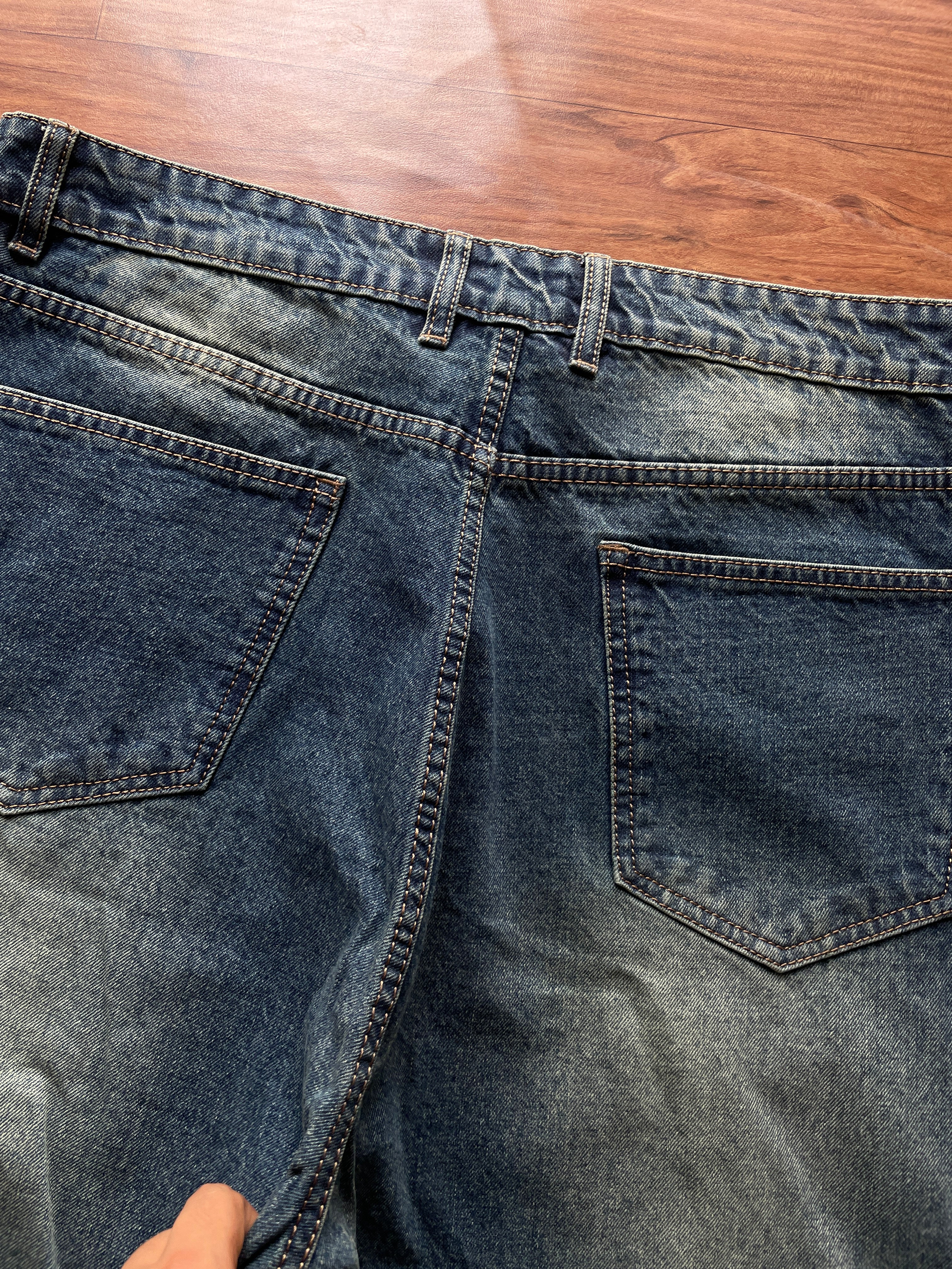 Real baggy low rise jeans