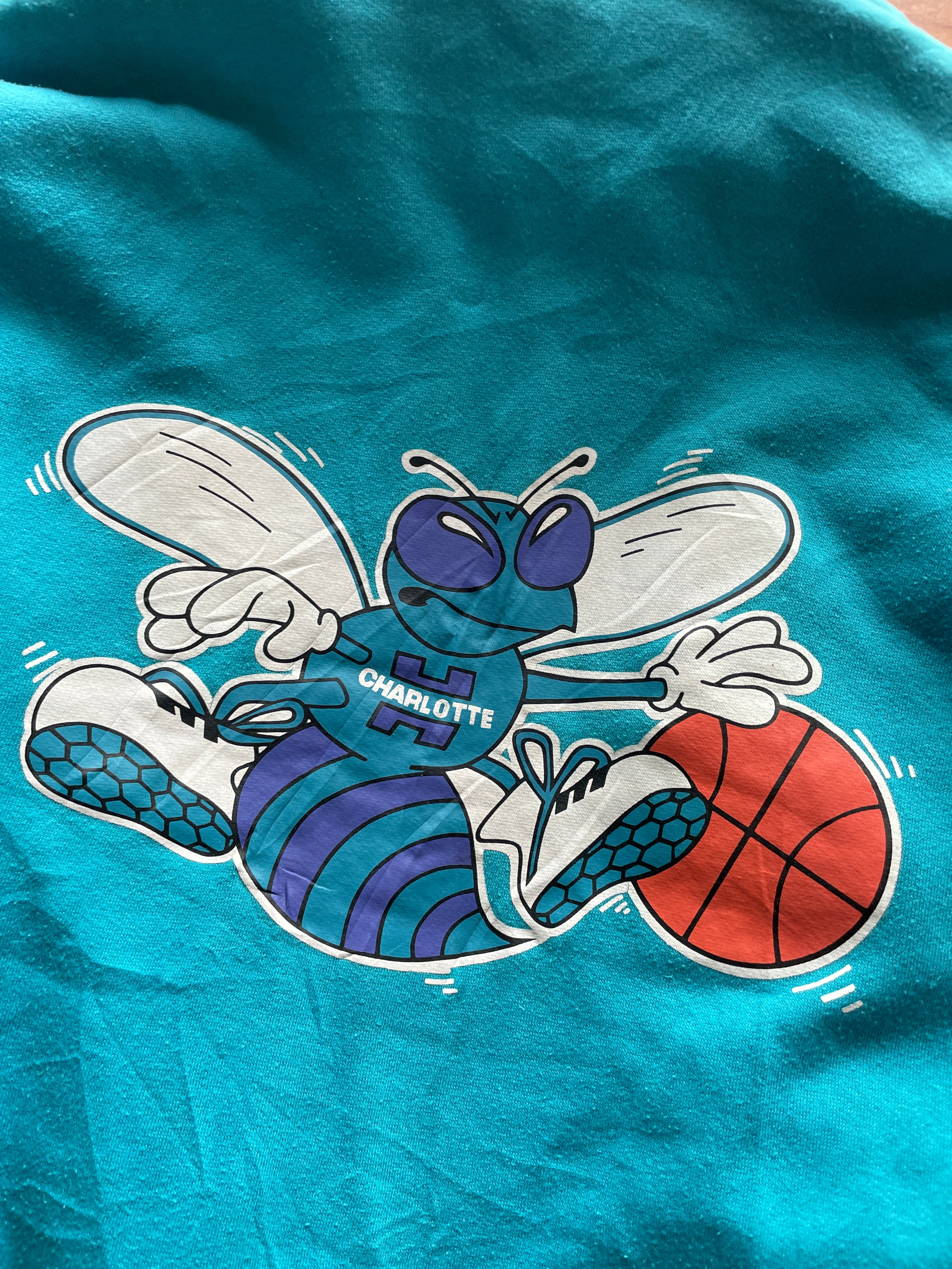 vintage 90s Charlotte Hornets NBA (reversible)