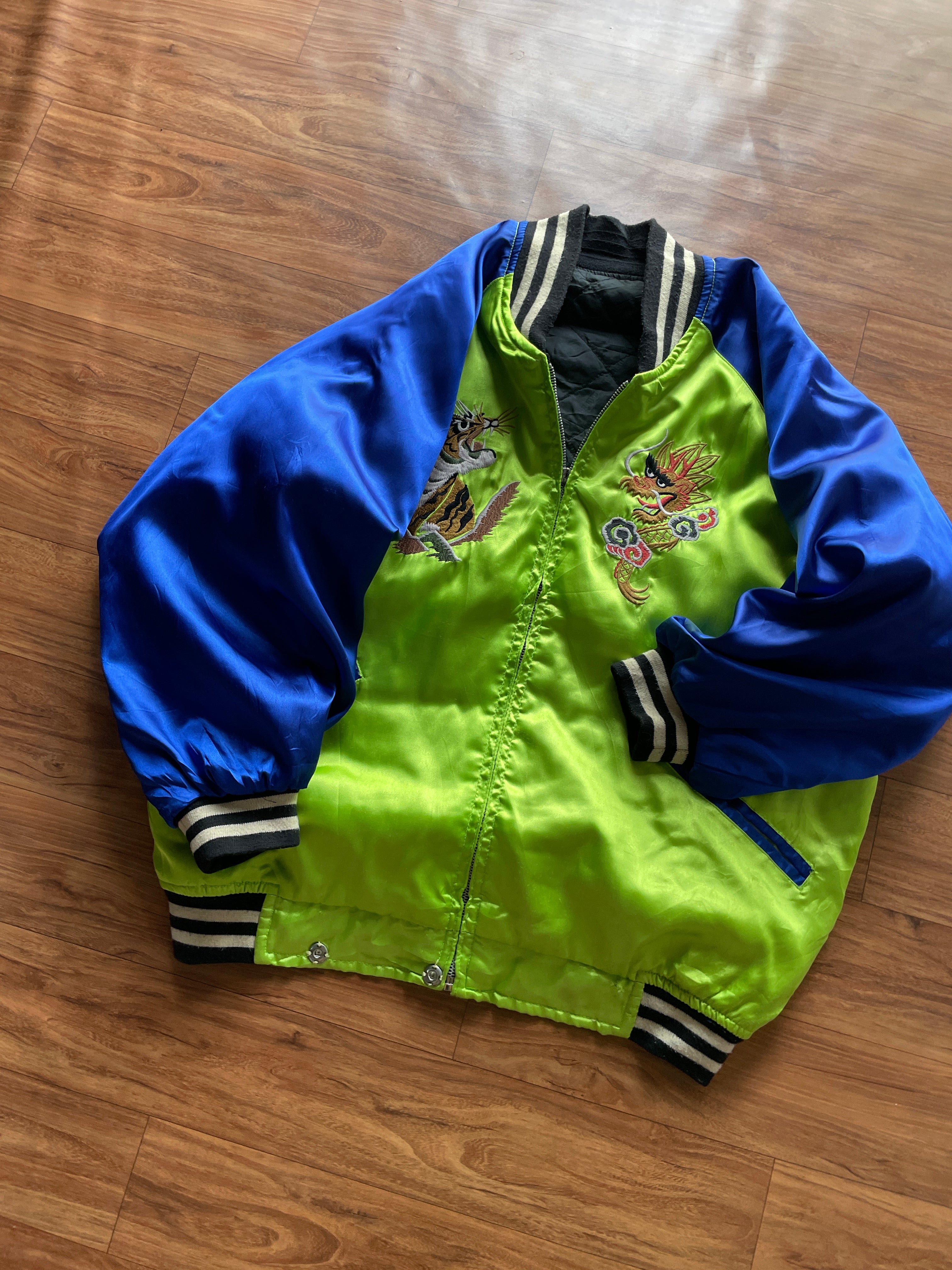 Japanese-style Sukajan souvenir bomber