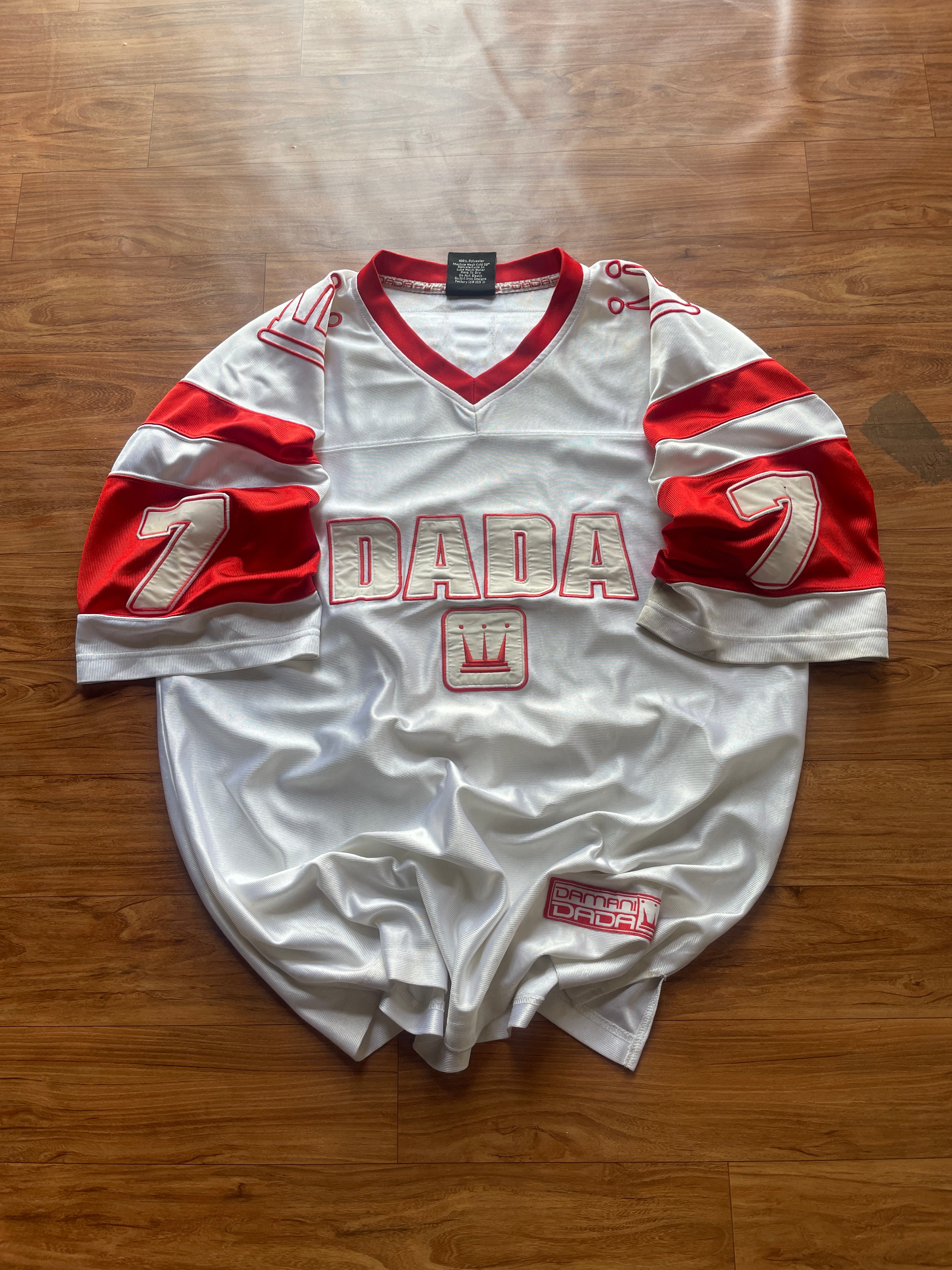 vintage Y2K DADA Supreme football jersey