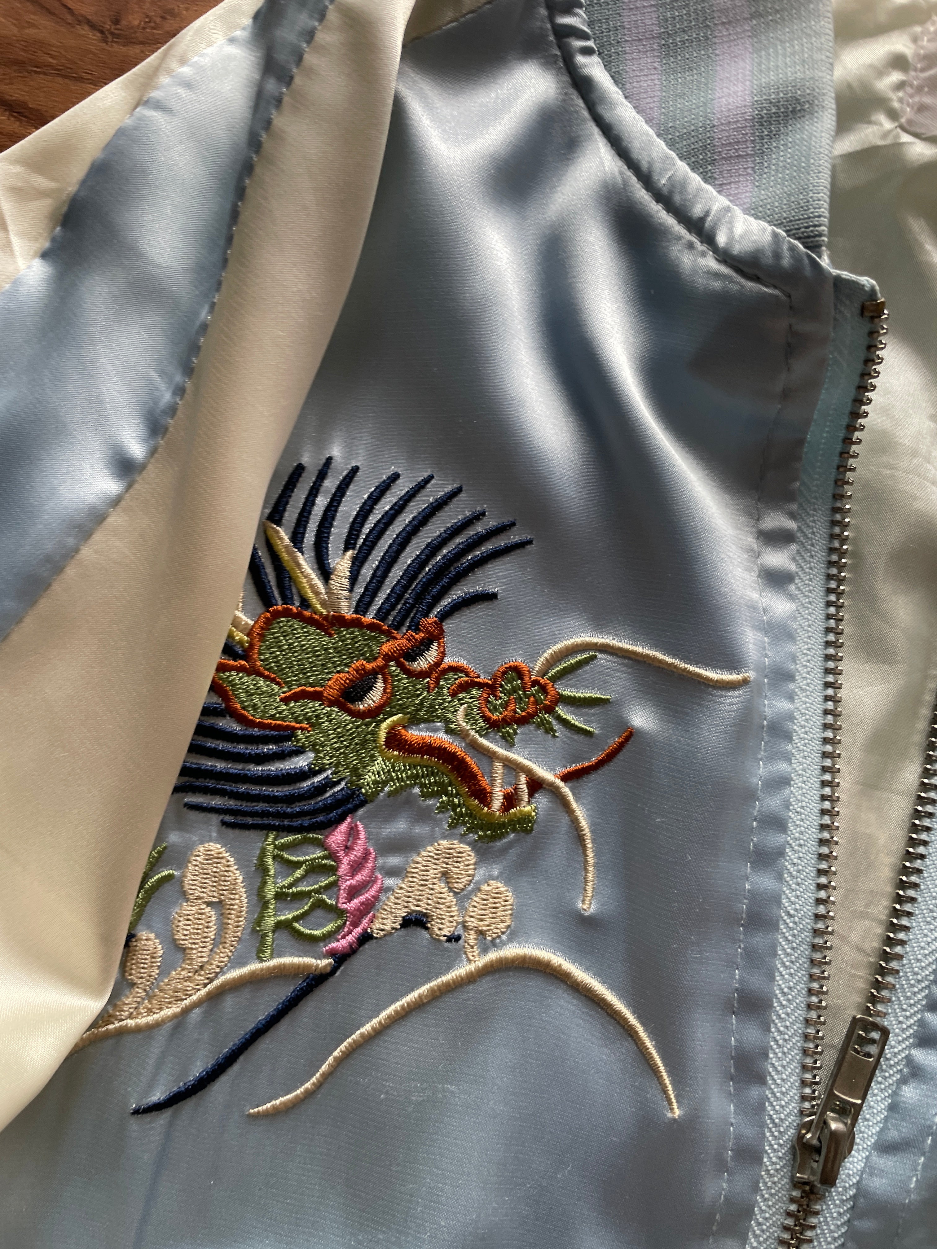 Suikajan embroidered bomber jacket.