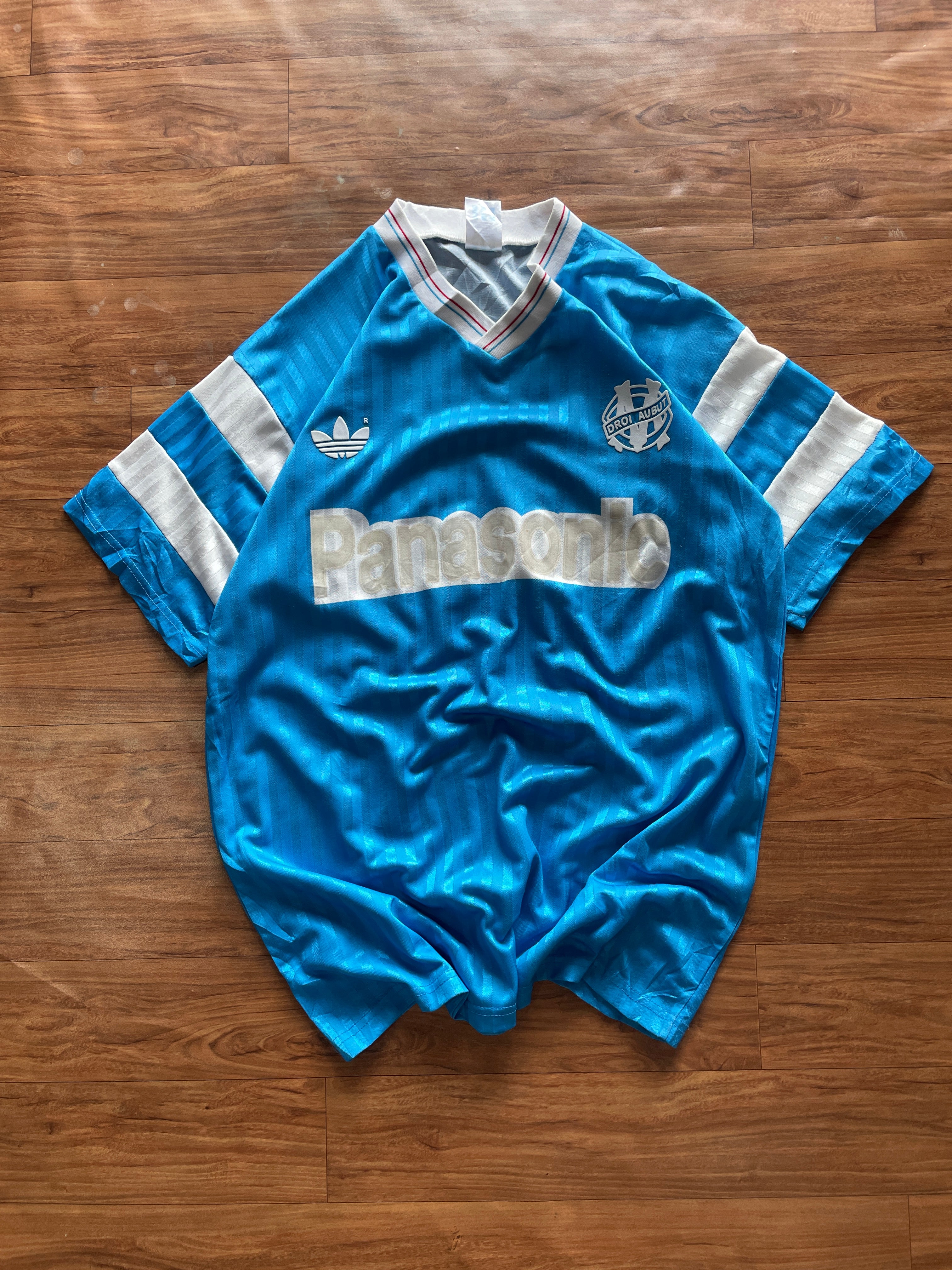 vintage Olympique de Marseille 1990-1991 away jersey