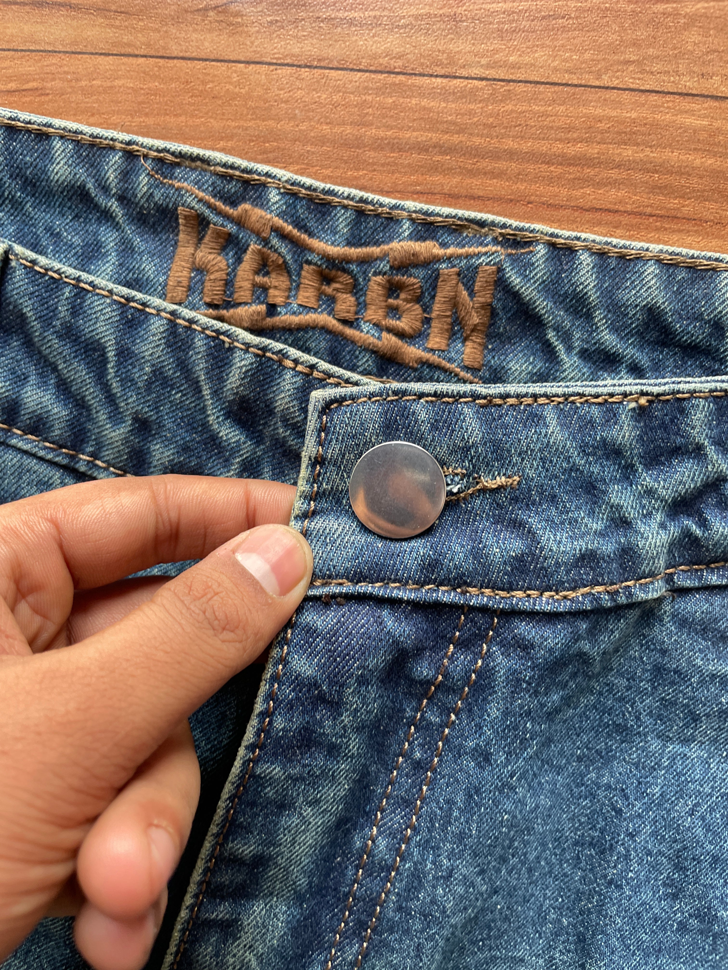 Real baggy low rise jeans