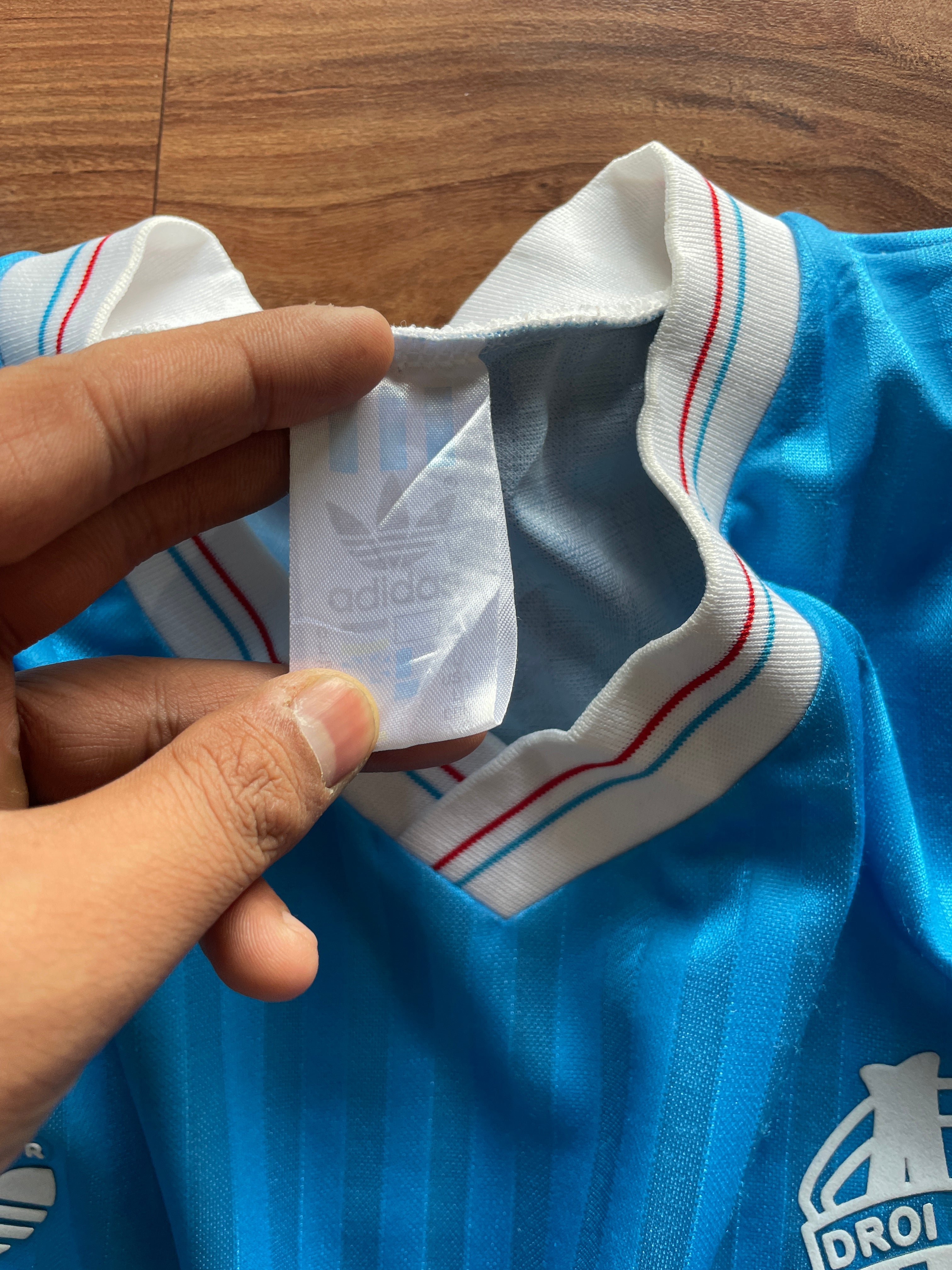 vintage Olympique de Marseille 1990-1991 away jersey