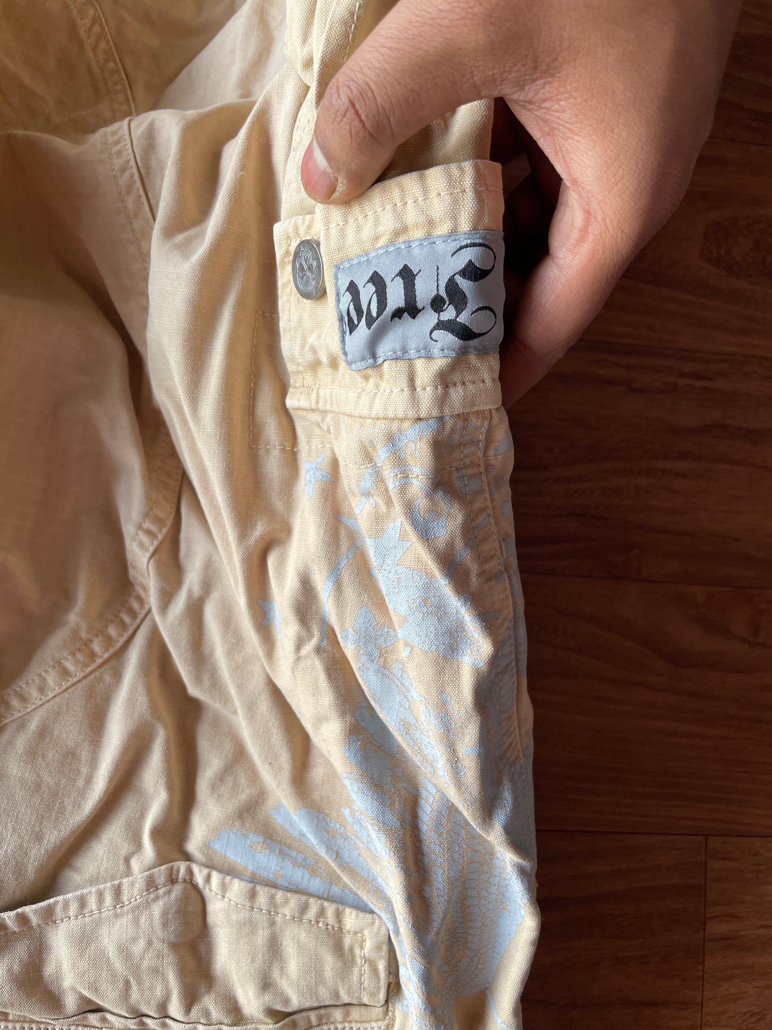 Rock label skull printed Jort(w38 l24)