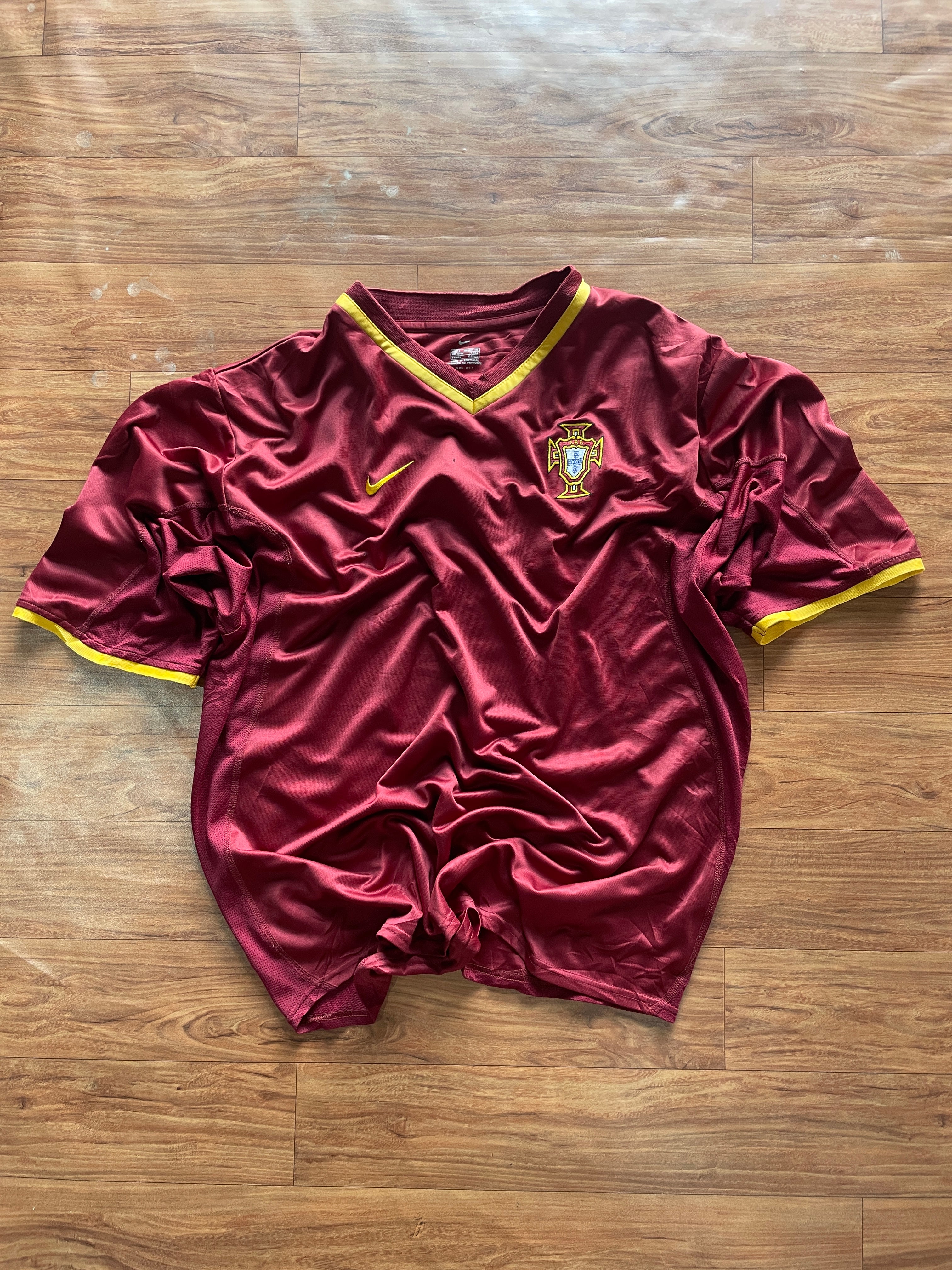 Portugal 2000-2002 home Figo jersey