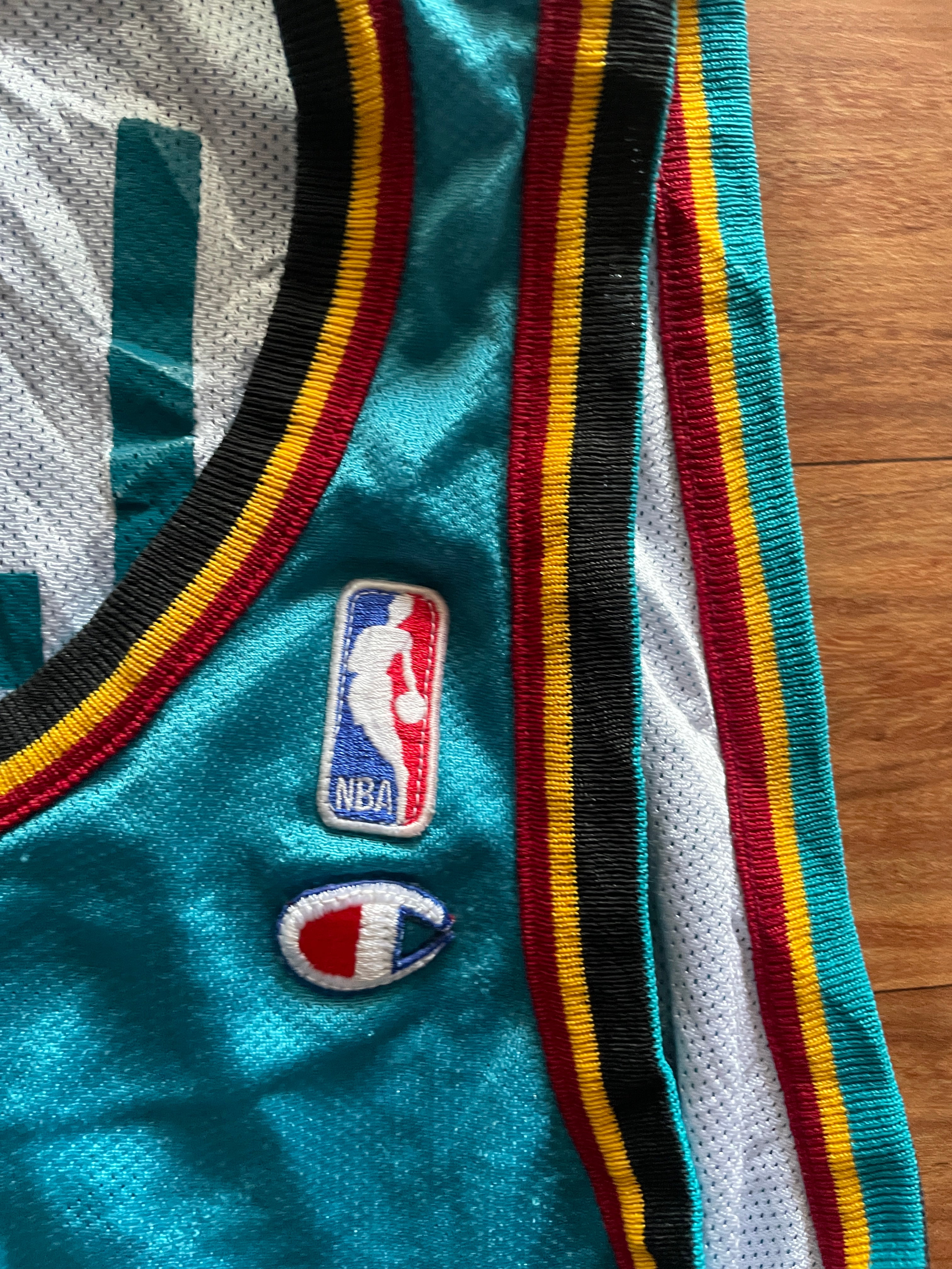 vintage Champion Grant Hill Detroit Pistons